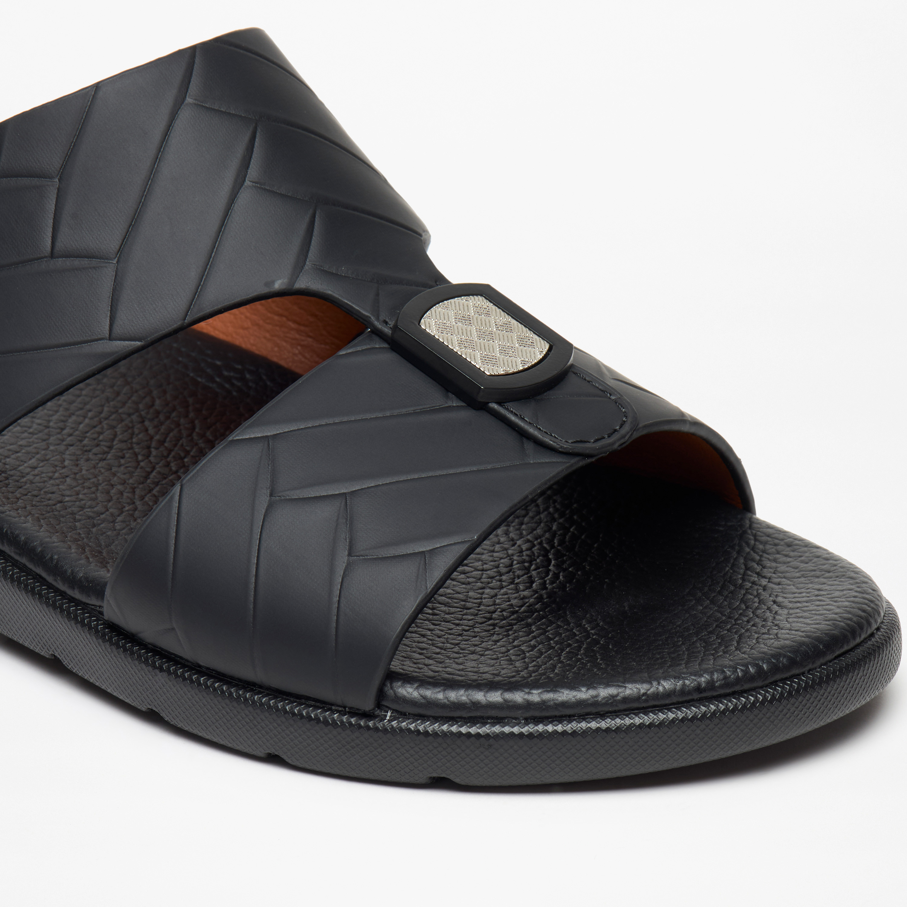 صندل عربي سهل الارتداء بارز الملمس للرجال من إل بي إل من شوإكسبريس-men-shoes-sandals-image-5