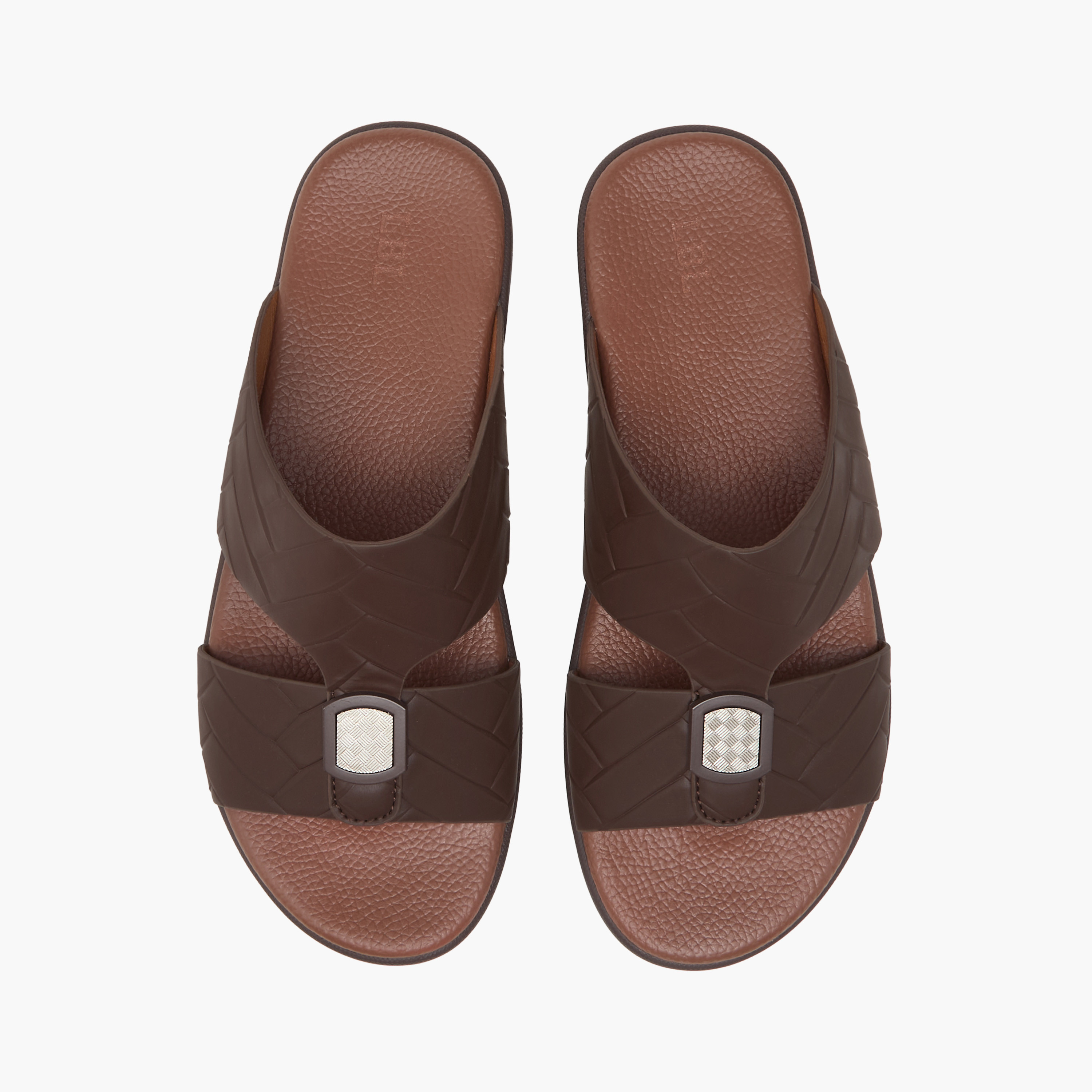 LBL by Shoexpress Men's Textured Slip-On Arabic Sandals-men-shoes-sandals-image-1