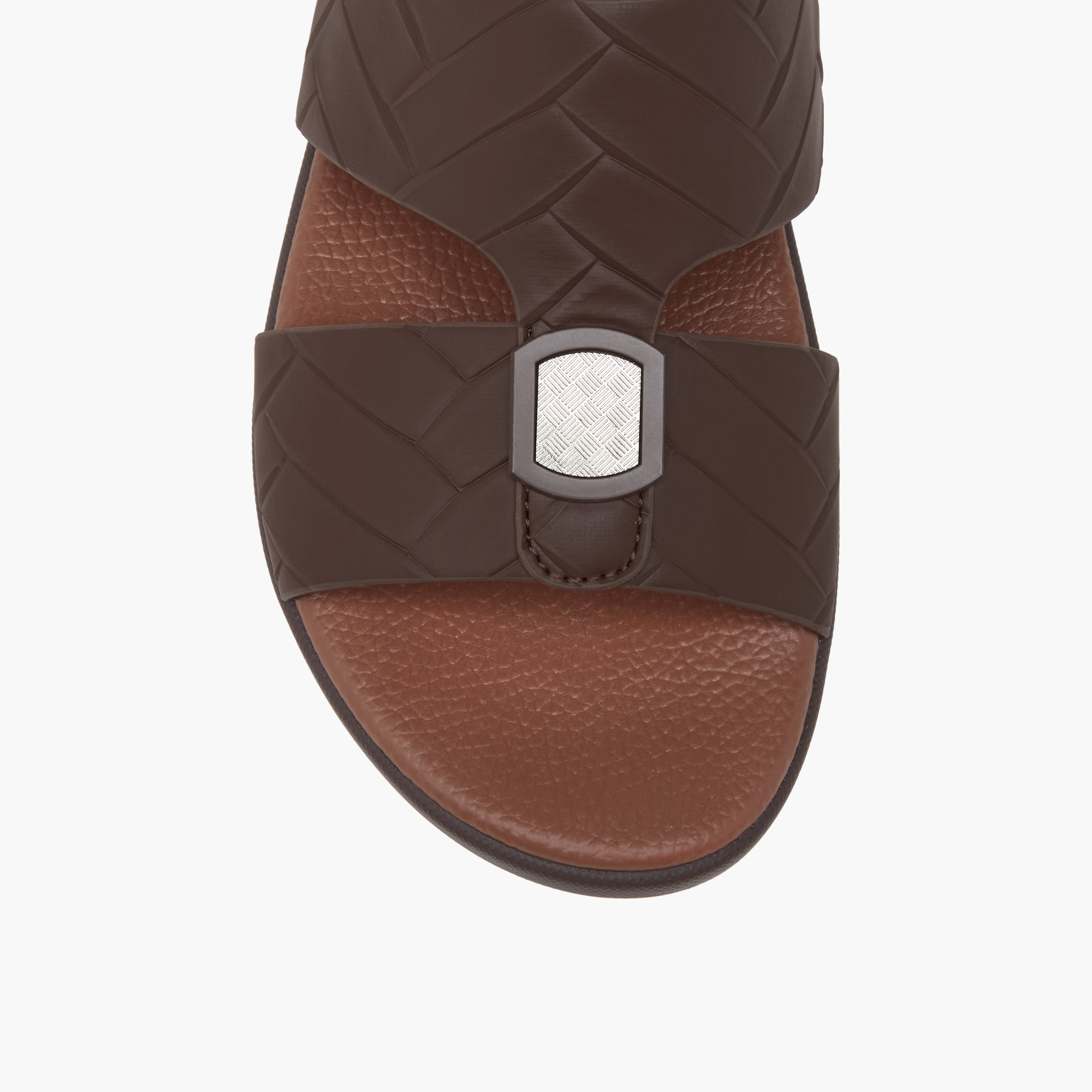LBL by Shoexpress Men's Textured Slip-On Arabic Sandals-men-shoes-sandals-image-3