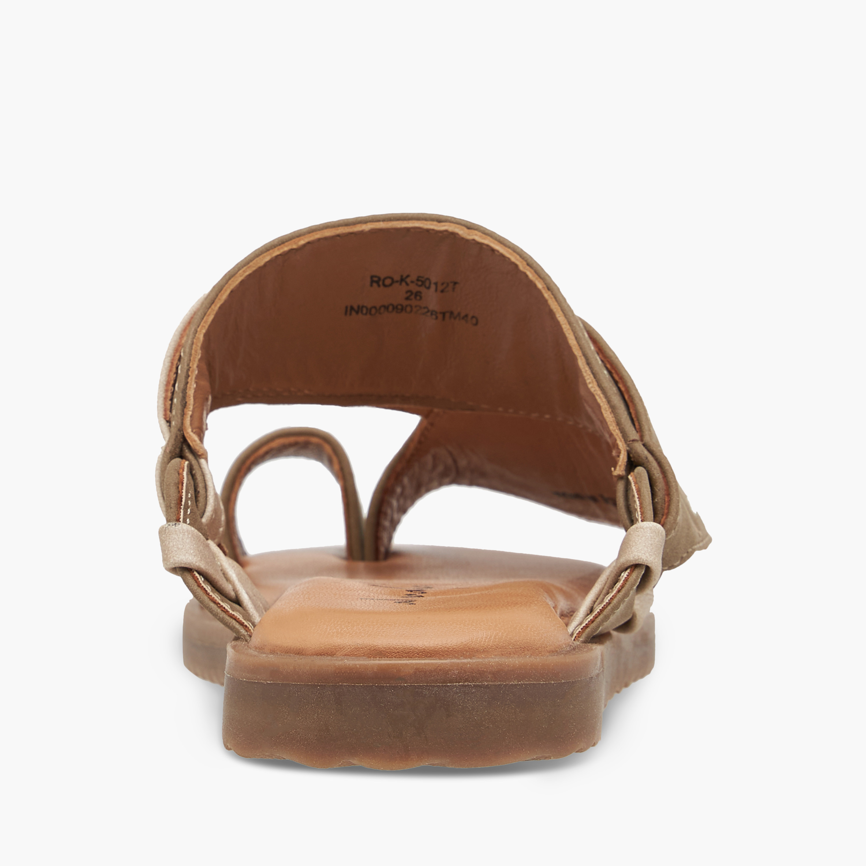 Al Waha Embroidered Slip-On Arabic Sandals with Toe Loop-boys-shoes-sandals-image-4
