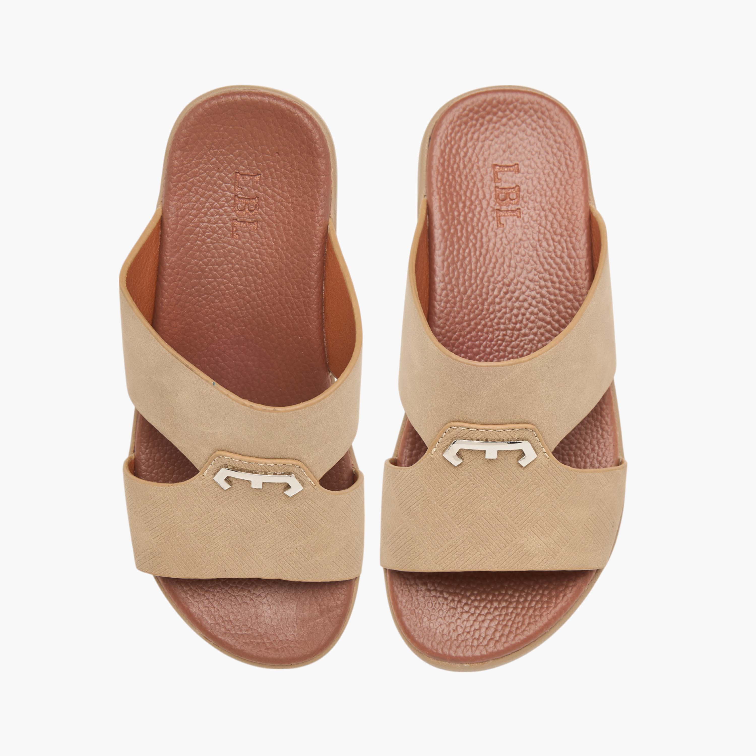 LBL by Shoexpress Textured Slip-On Arabic Sandals-boys-shoes-sandals-image-1
