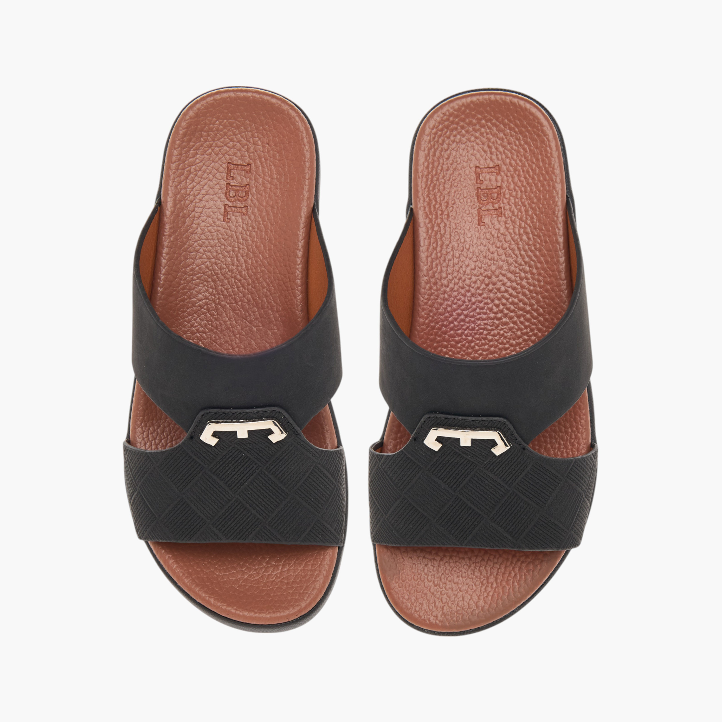 LBL by Shoexpress Textured Slip-On Arabic Sandals-boys-shoes-sandals-image-1