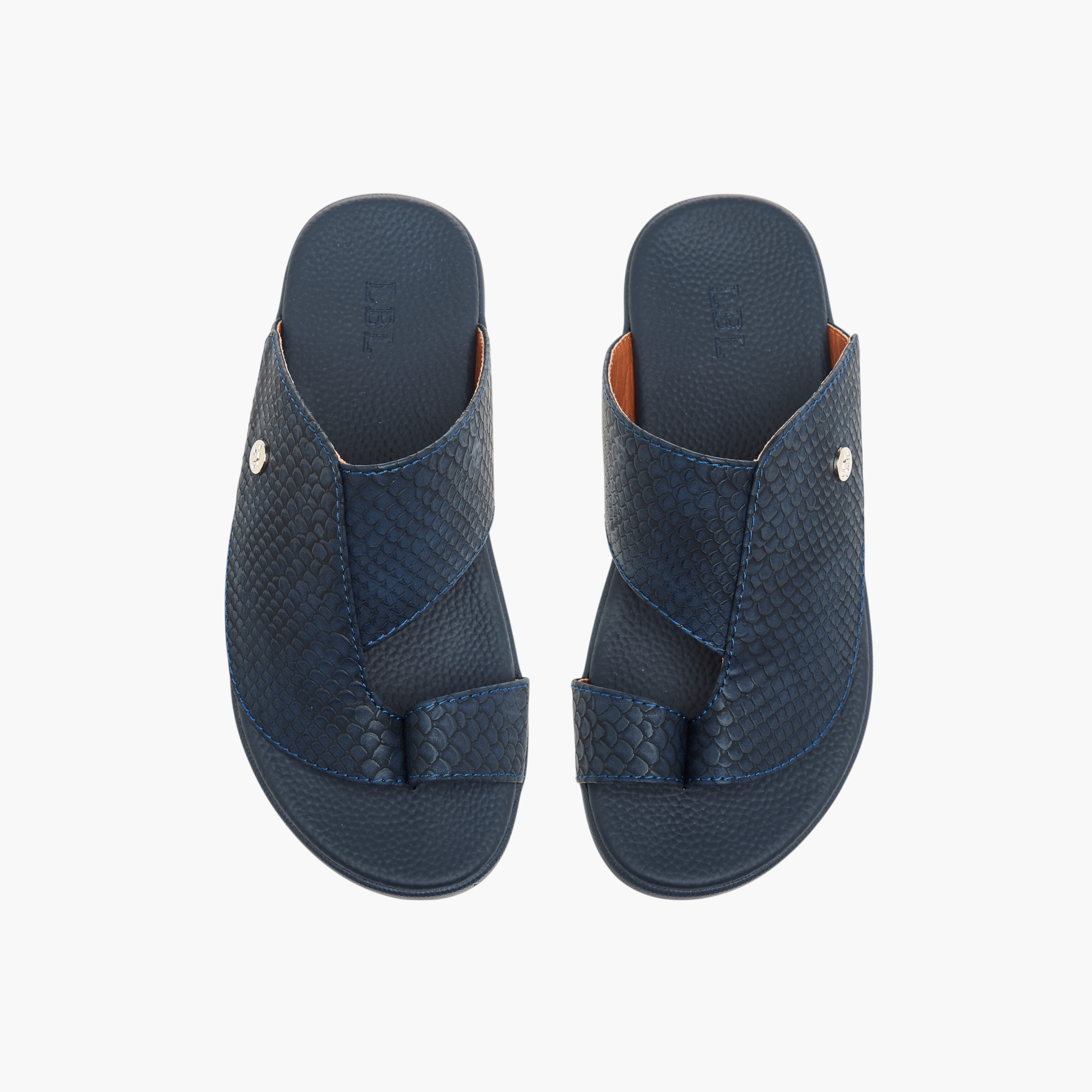 LBL by Shoexpress Textured Slip-On Arabic Sandals with Toe Loop Detail-boys-shoes-sandals-image-1