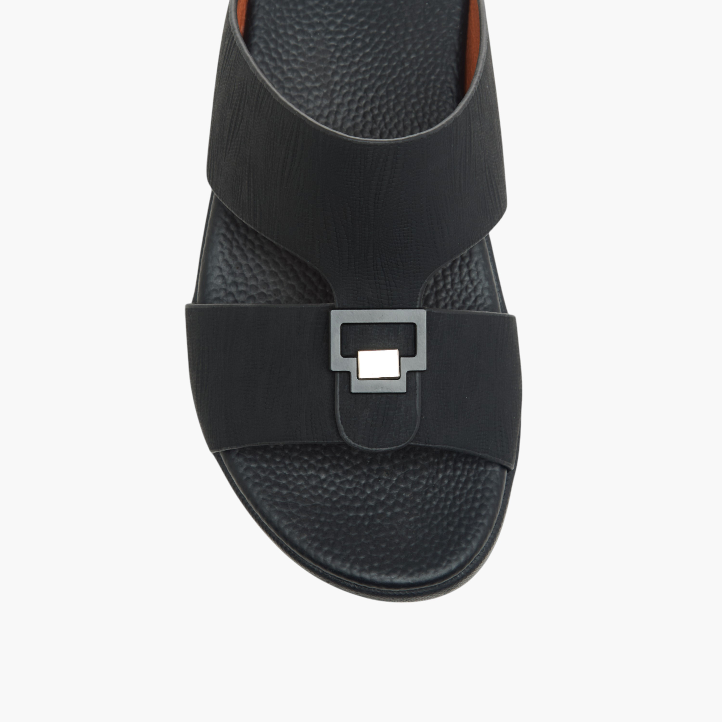 LBL by Shoexpress Metal Accent Slip-On Arabic Sandals-boys-shoes-sandals-image-3