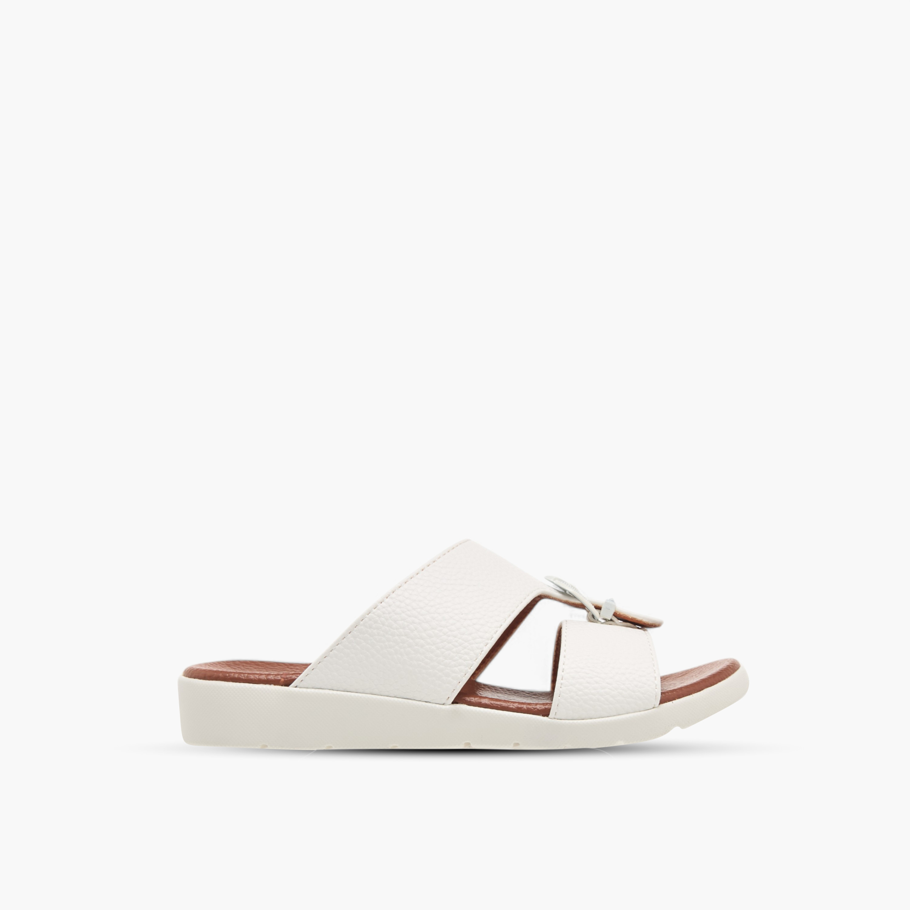 LBL by Shoexpress Textured Slip-On Arabic Sandals with Buckle Accent-boys-shoes-sandals-image-2