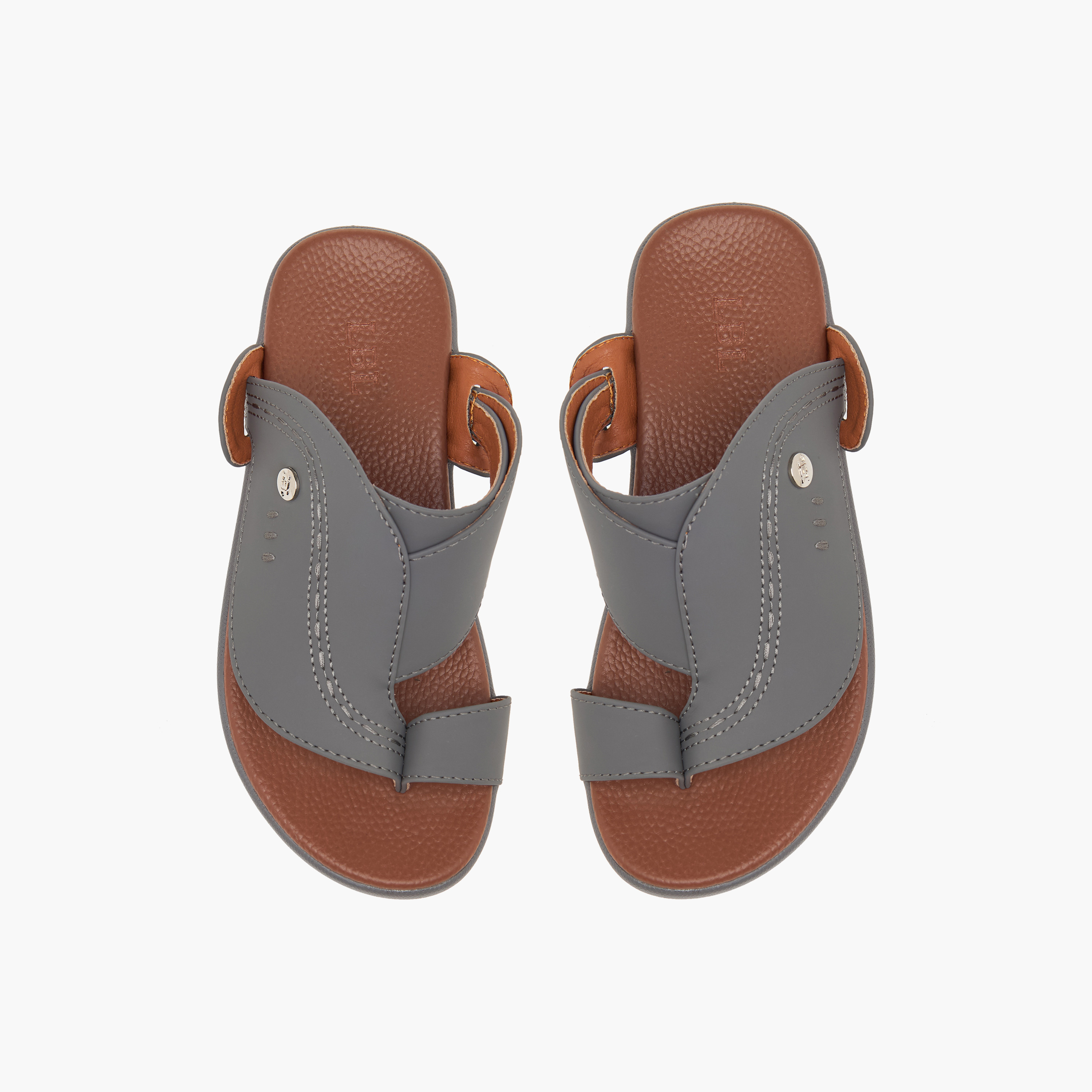 LBL by Shoexpress Textured Slip-On Arabic Sandals-boys-shoes-sandals-image-1