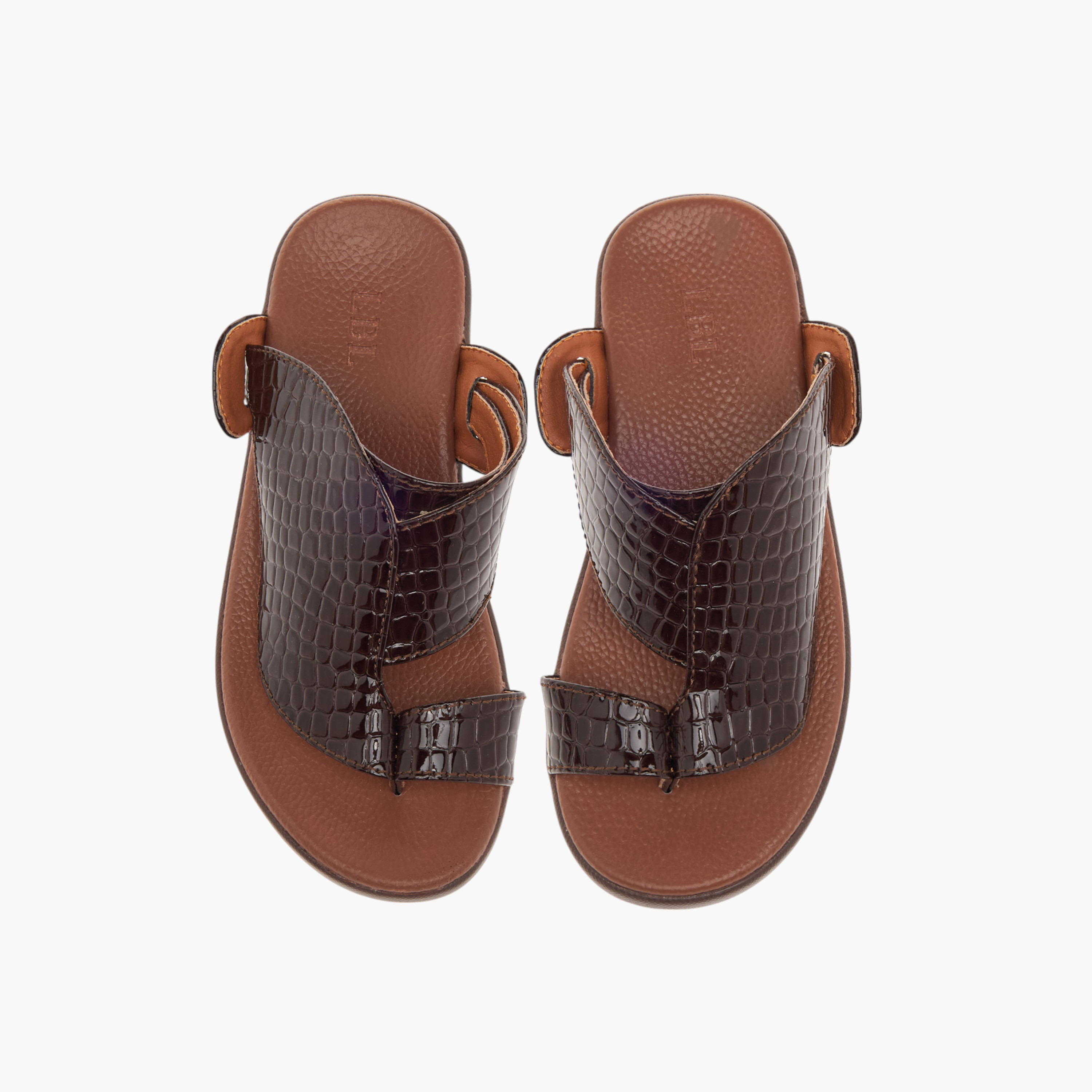 LBL by Shoexpress Textured Slip-On Arabic Sandals-boys-shoes-sandals-image-1