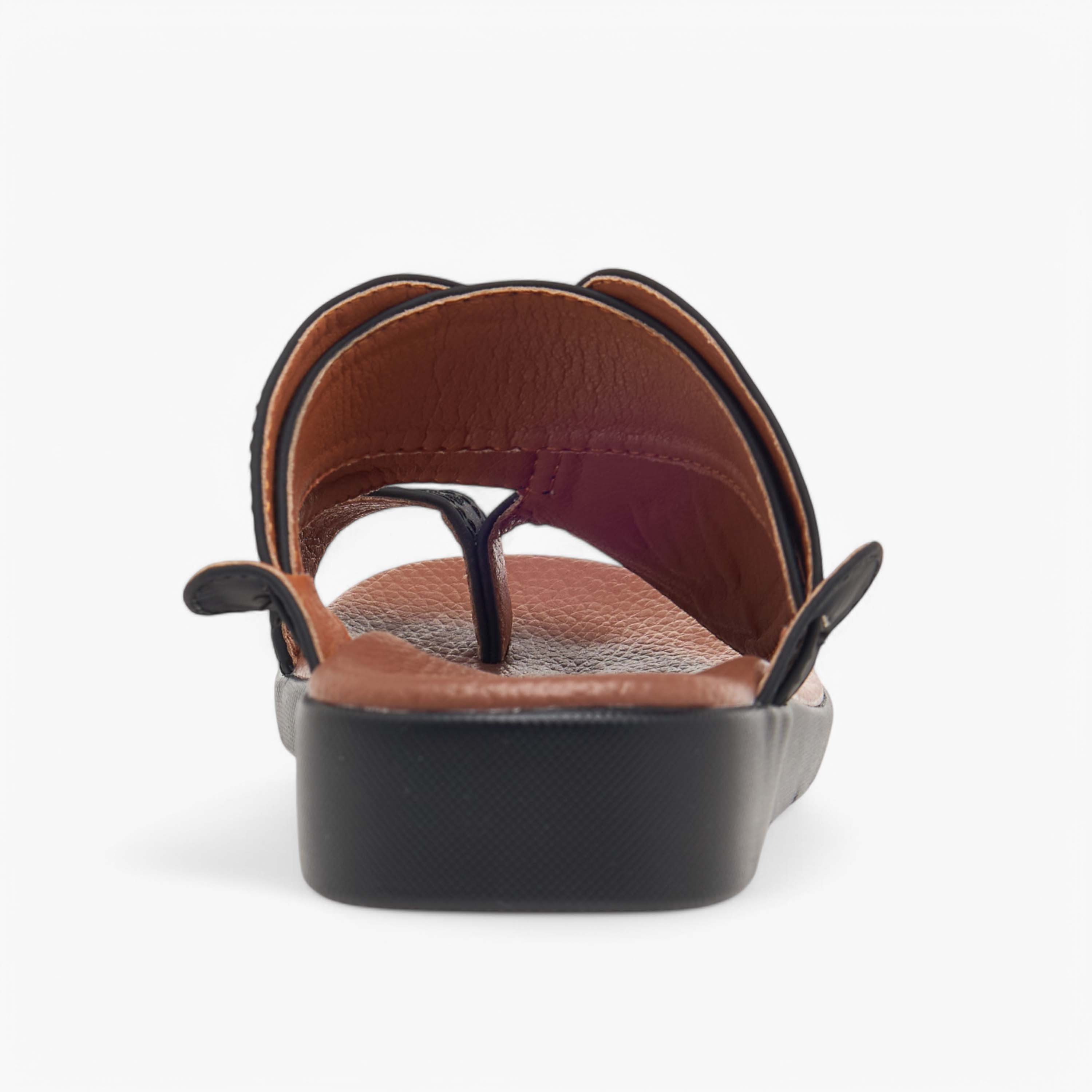LBL by Shoexpress Embroidery Detail Slip-On Arabic Sandals-boys-shoes-sandals-image-4