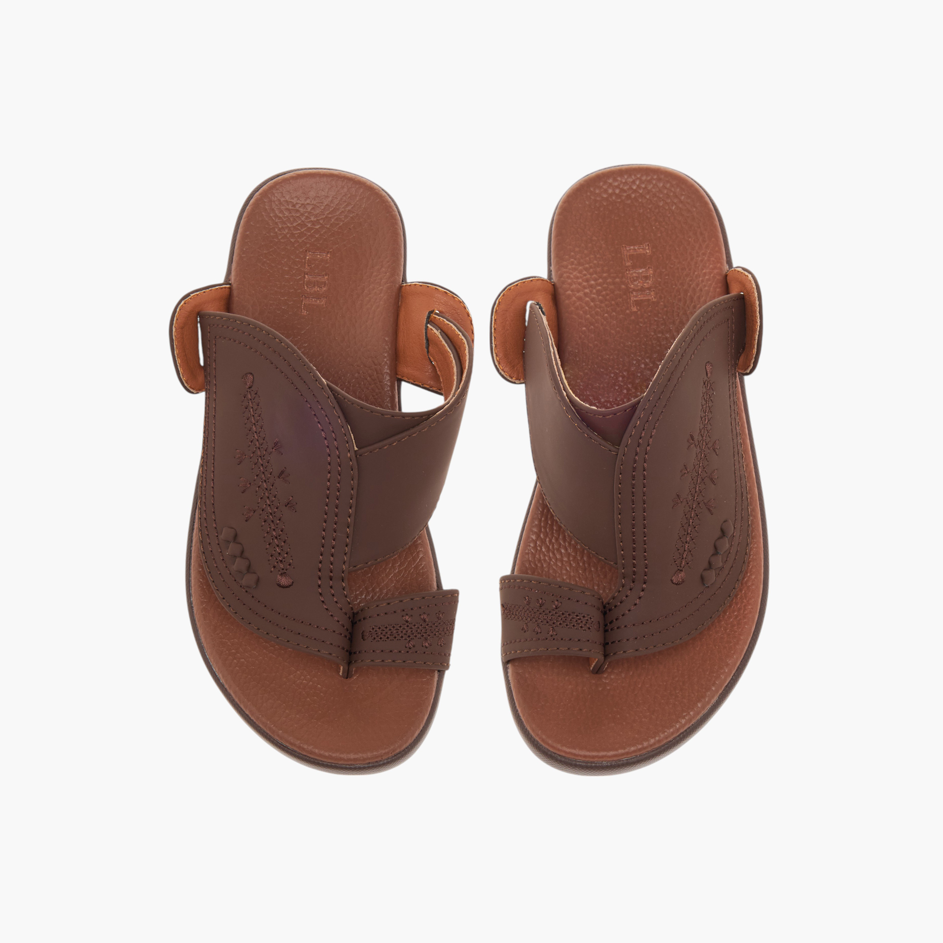 LBL by Shoexpress Embroidery Detail Slip-On Arabic Sandals-boys-shoes-sandals-image-1
