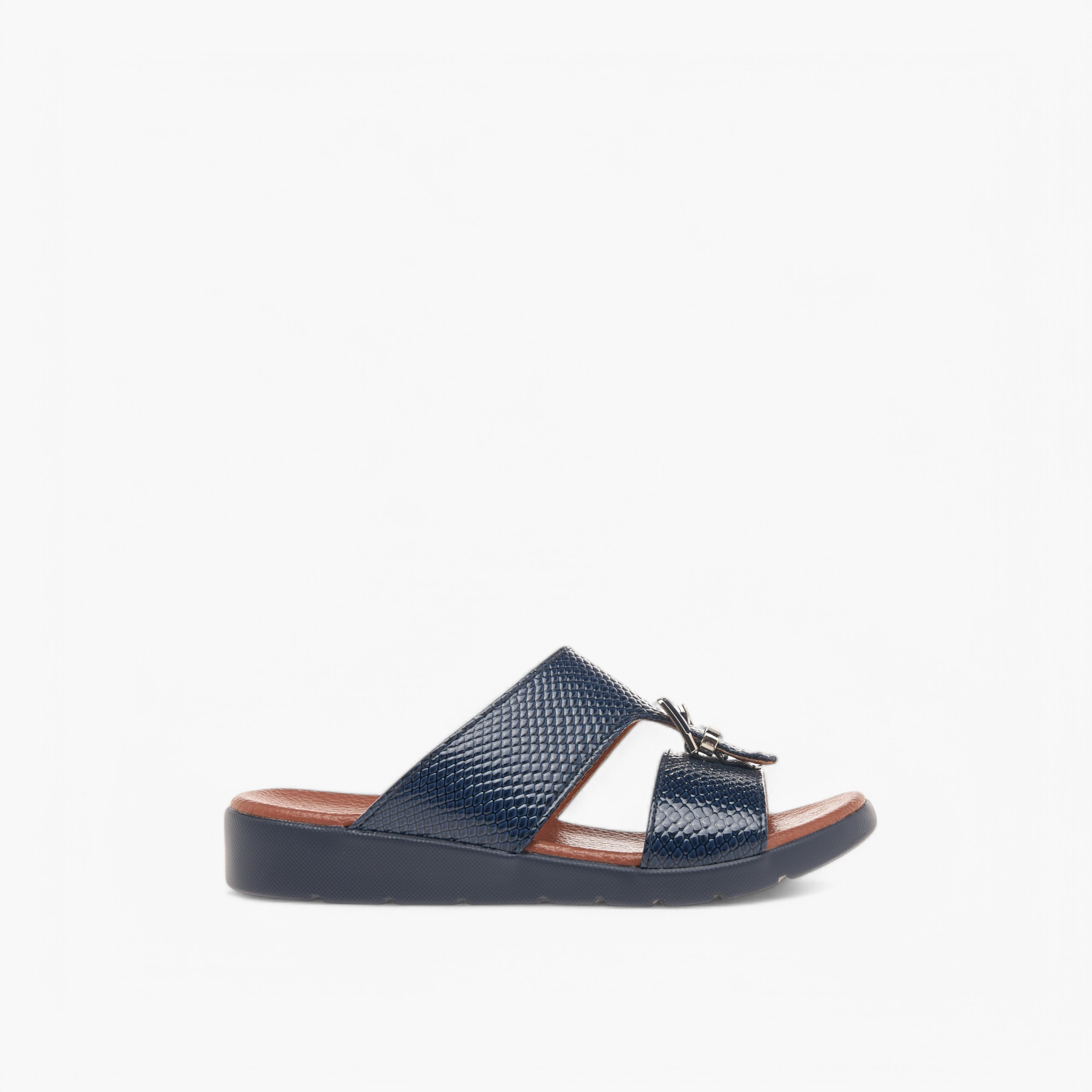 LBL by Shoexpress Animal Textured Slip-On Arabic Sandals with Buckle Accent-boys-shoes-sandals-image-2