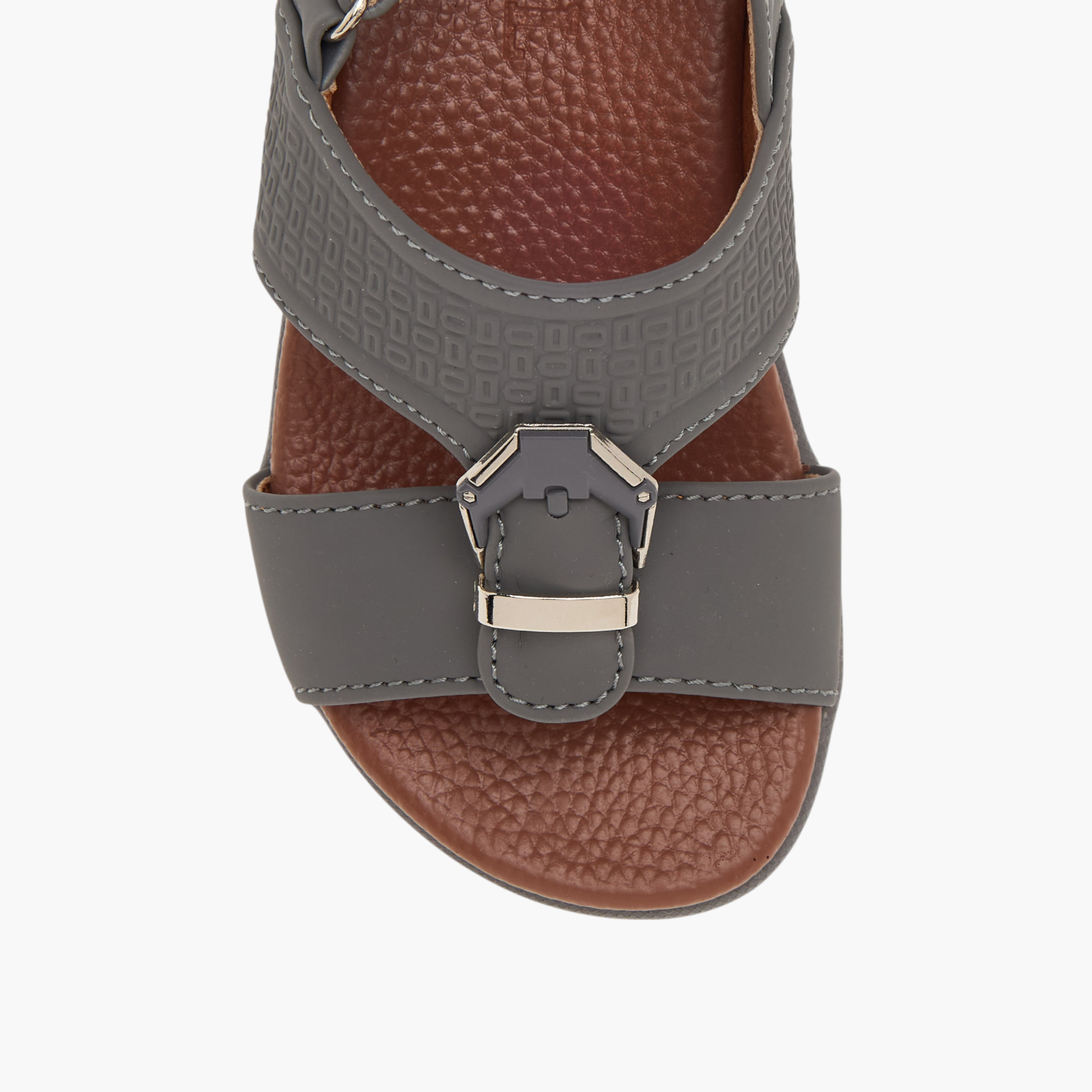 صندل عربي بارز الملمس بشريط إغلاق لاصق إل بي إل من شو إكسبريس-boys-shoes-sandals-image-3