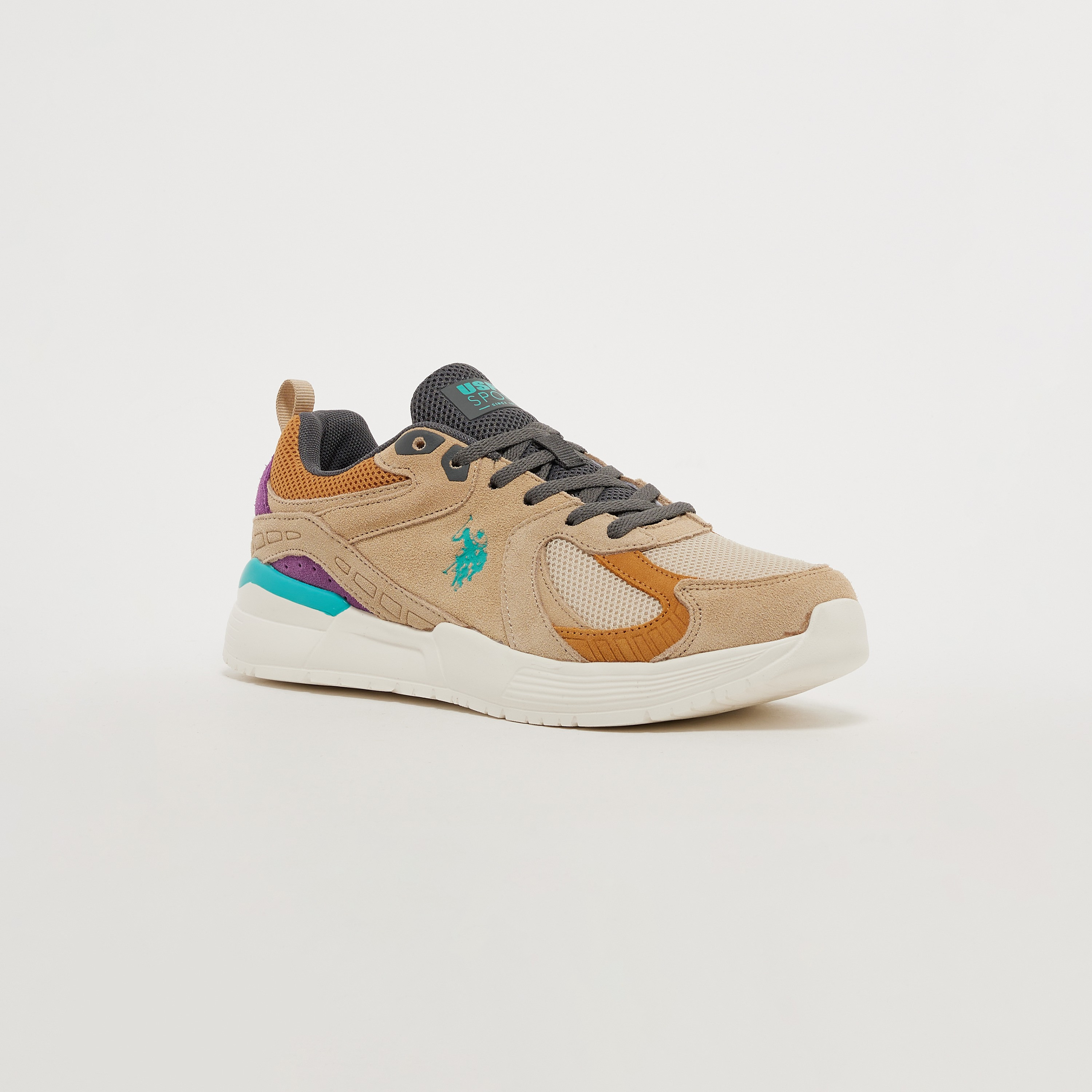 U.S. Polo Assn Rocker Unisex Low Top Lace-Up Sneakers-women-shoes-sneakers-image-1