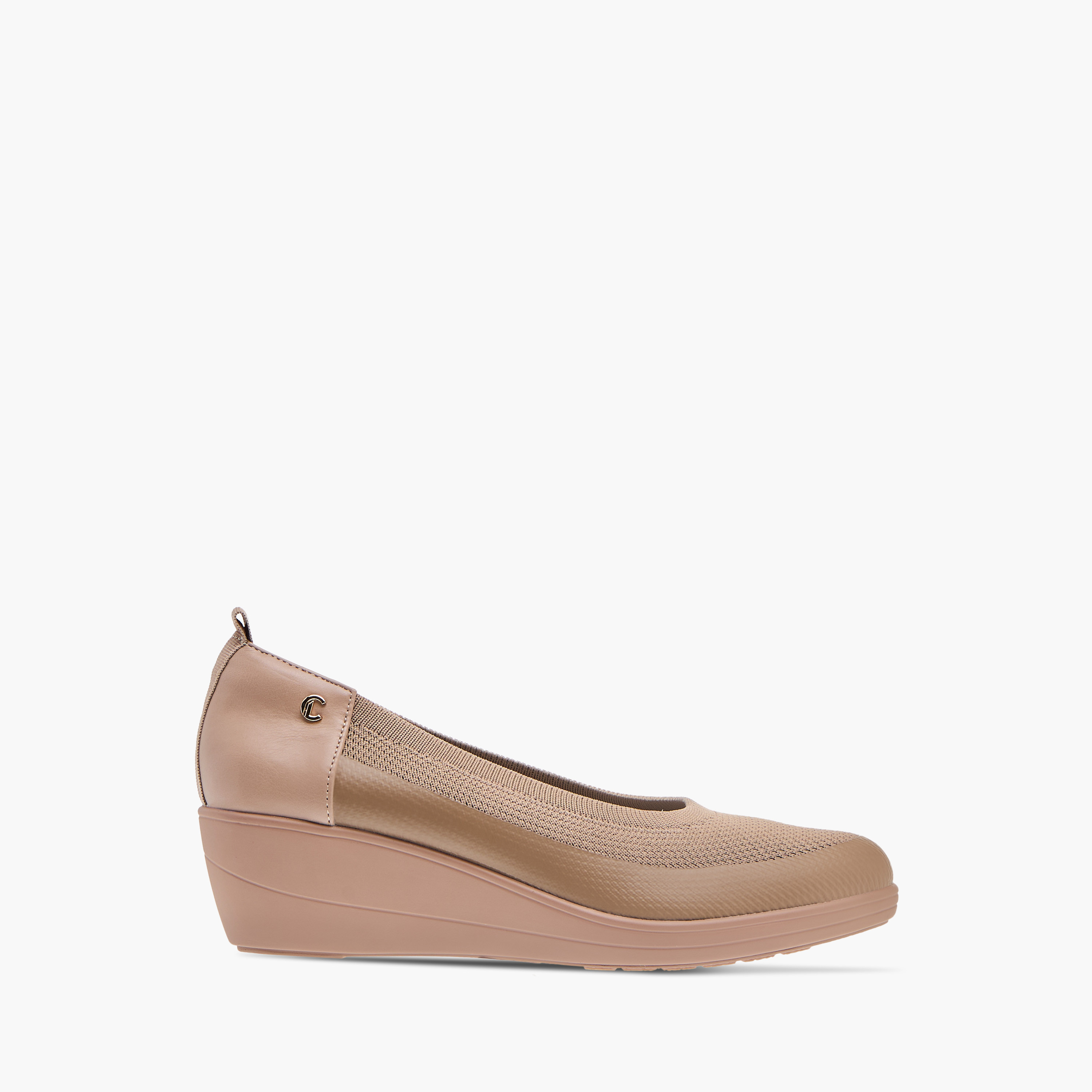 Le Confort Textured Shoes with Wedge Heels-women-shoes-heels-image-3