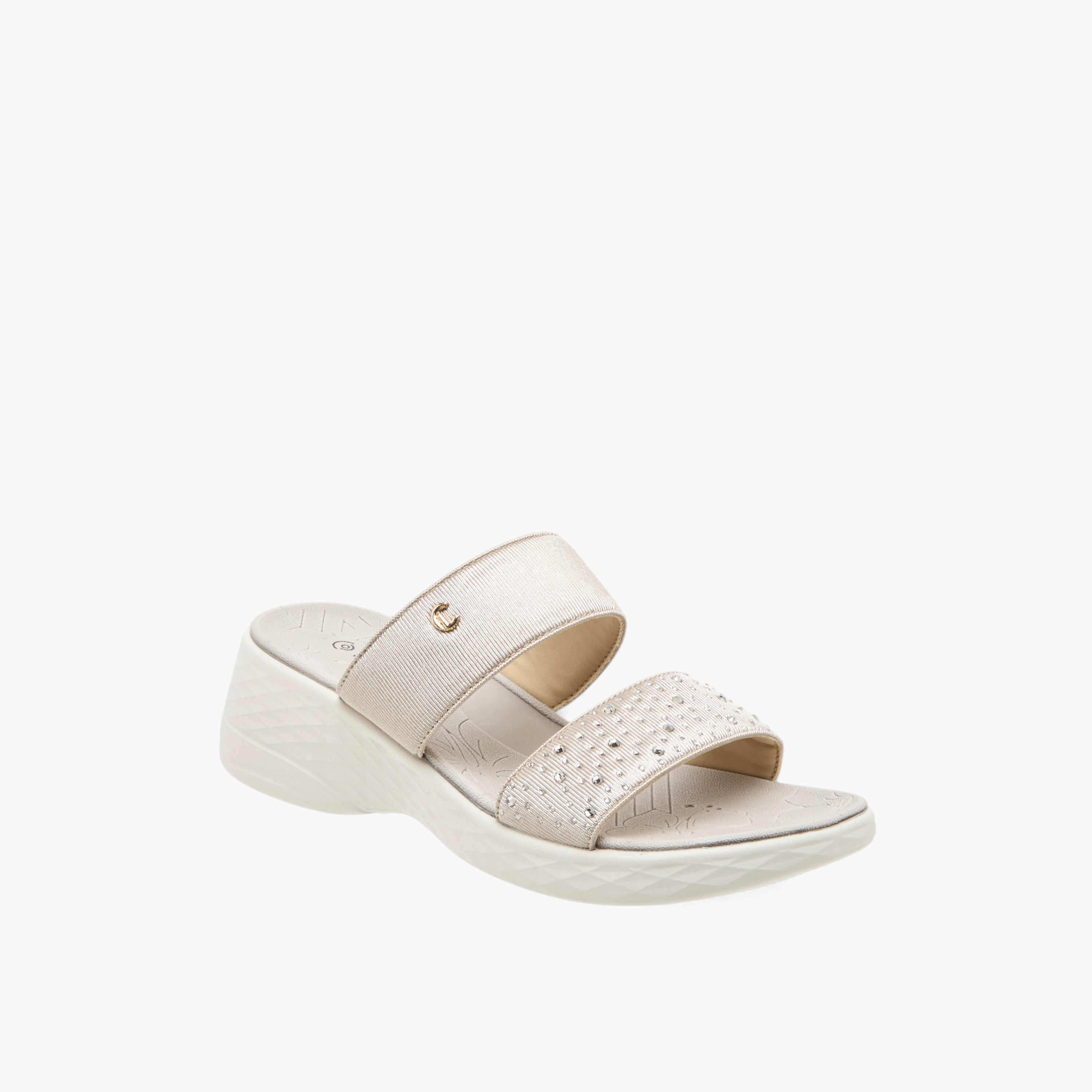 صندل سهل الارتداء مزيّن من لي كونفرت-women-shoes-flats-sandals-image-2