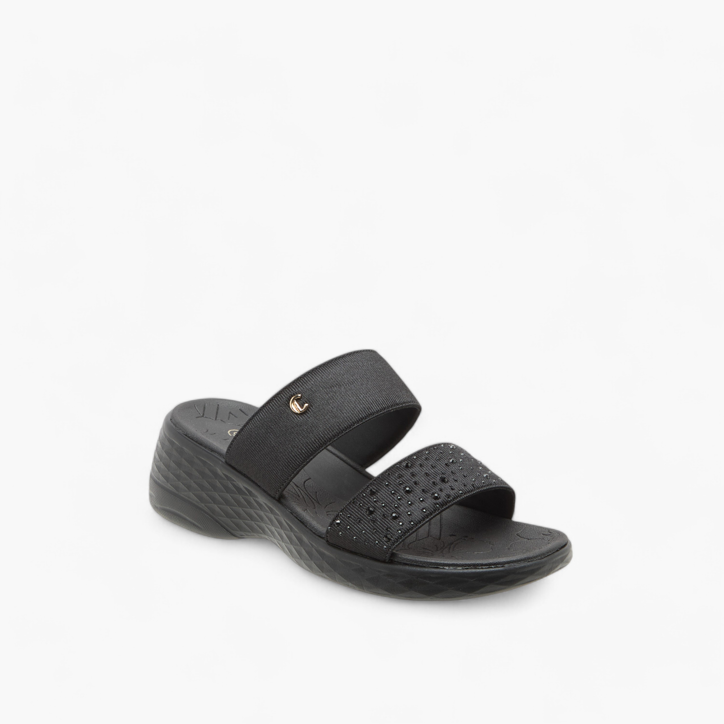 Le Confort Embellished Slip-On Sandals-women-shoes-flats-sandals-image-2