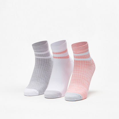 KangaROOS Printed Ankle Length Socks - Set of 3-Women%27s Socks-image-0