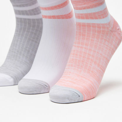 KangaROOS Printed Ankle Length Socks - Set of 3-Women%27s Socks-image-1