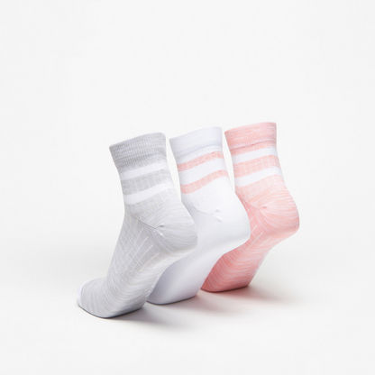 KangaROOS Printed Ankle Length Socks - Set of 3-Women%27s Socks-image-2