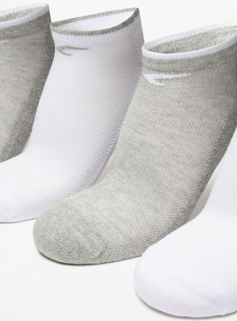 طقم جوارب موسّدة 5 أزواج بطول الكاحل وطبعات من داش-men-socks-image-2