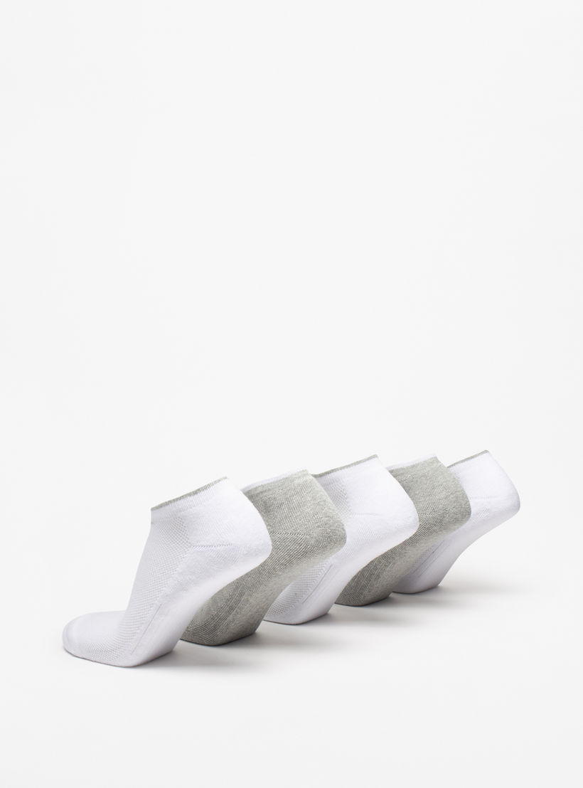 طقم جوارب موسّدة 5 أزواج بطول الكاحل وطبعات من داش-men-socks-image-3