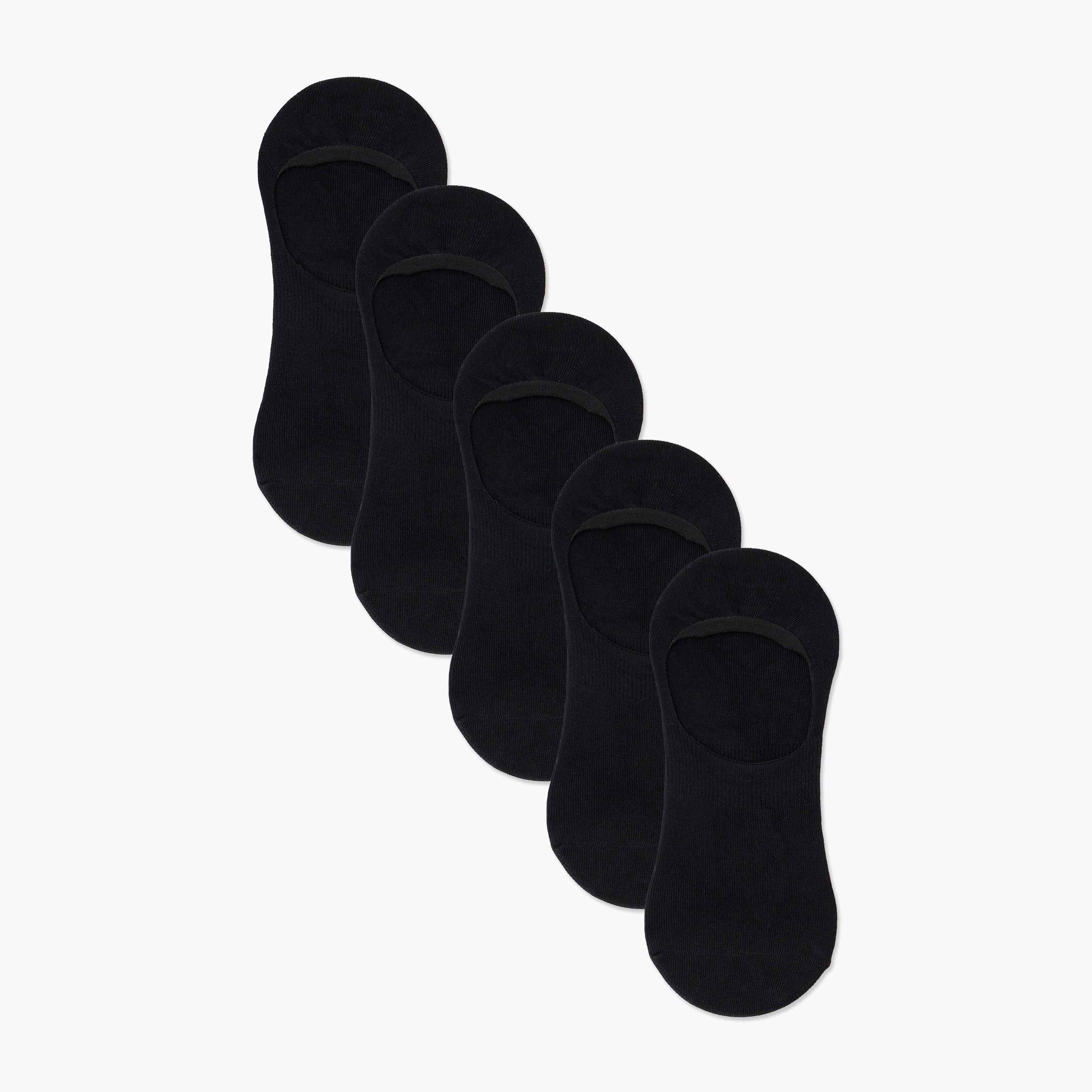 طقم جوارب مخفية للرجال 5 أزواج من إل بي إل من شو إكسبريس-men-socks-image-1