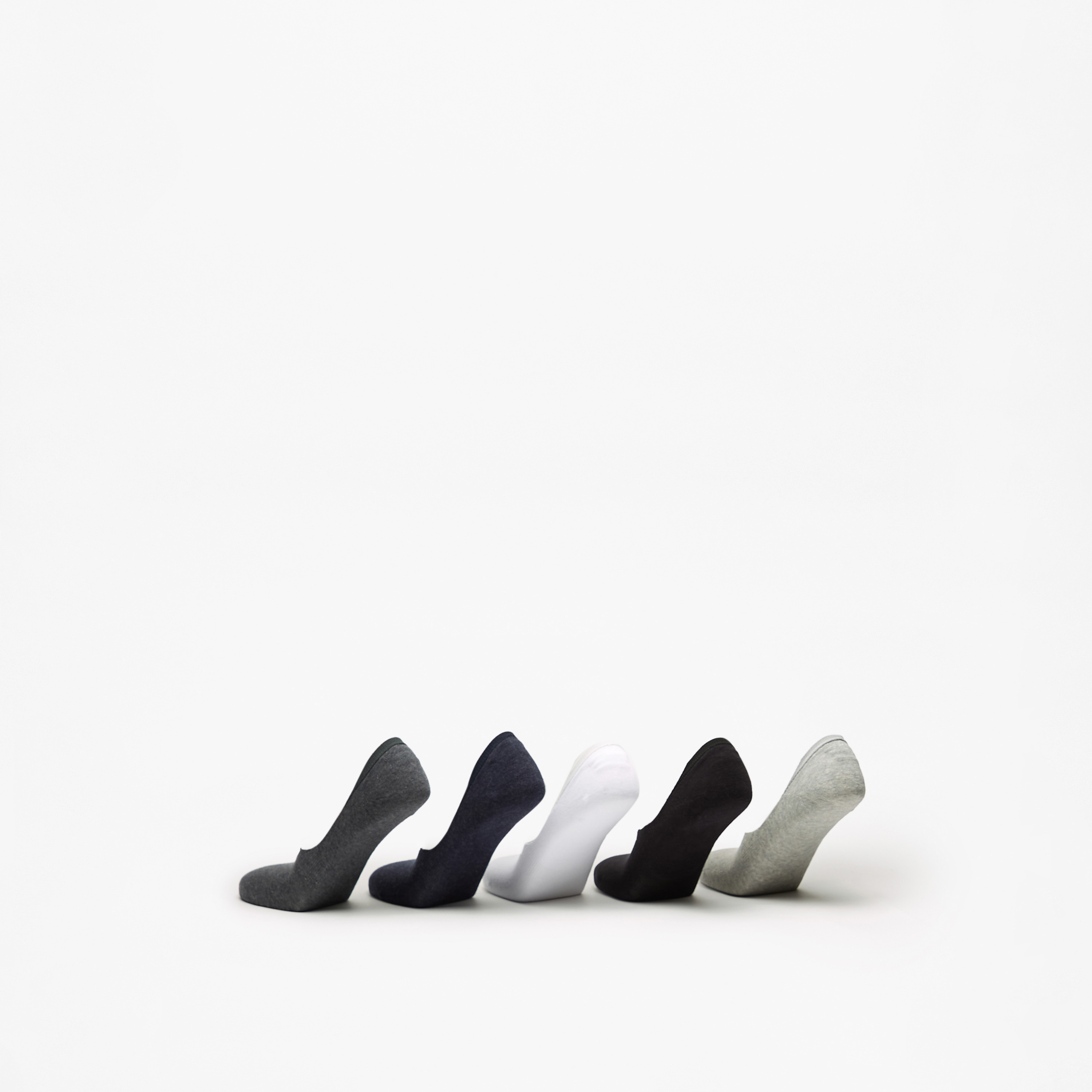 LBL by Shoexpress Solid No Show Socks - Set of 5-men-socks-image-3