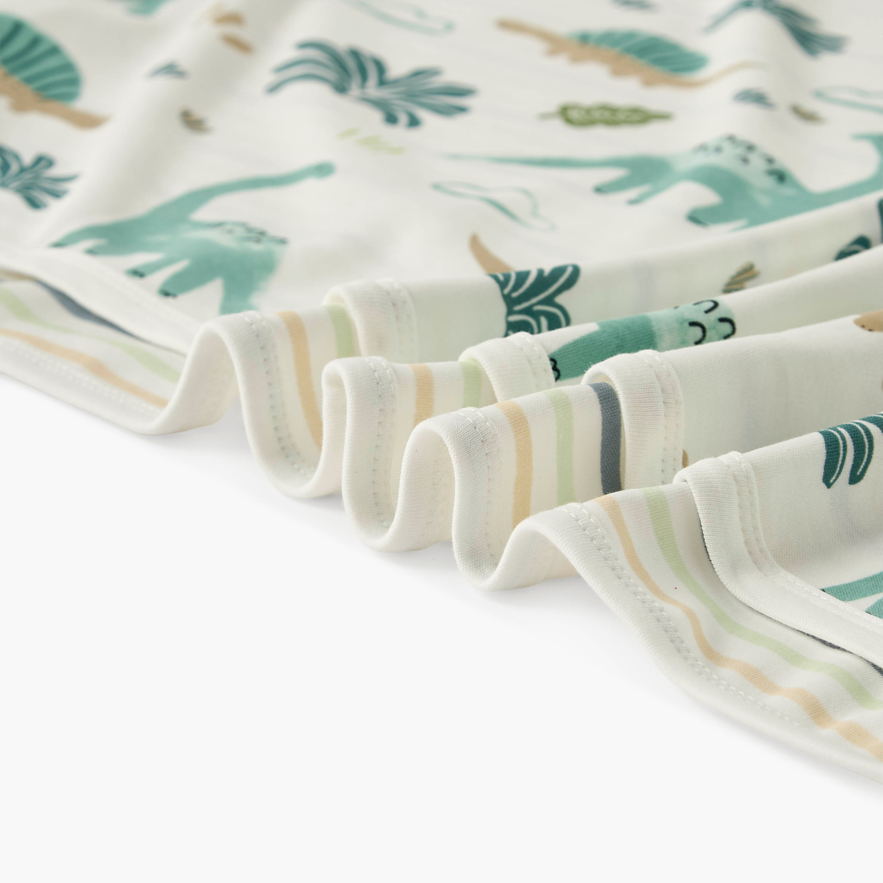 بطانيات حديثي ولادة قطن بتصاميم متنوعة من جونيورز - عبوة من قطعتين-baby-nursery-blanketsandswaddles-receivingblankets-image-5