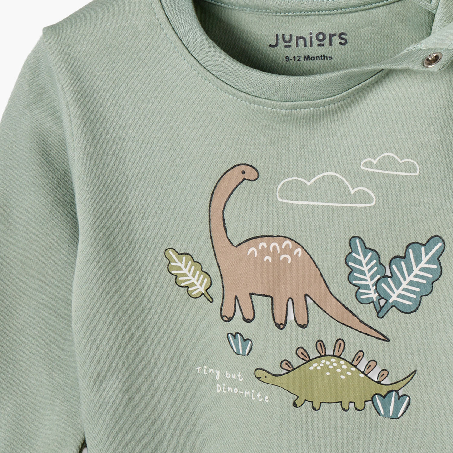 Pack of 2 Juniors Cotton Crew Neck Long Sleeves Pyjama Set with Dinosaur Print-baby-boys-clothing-nightwear-pyjamasets-image-7