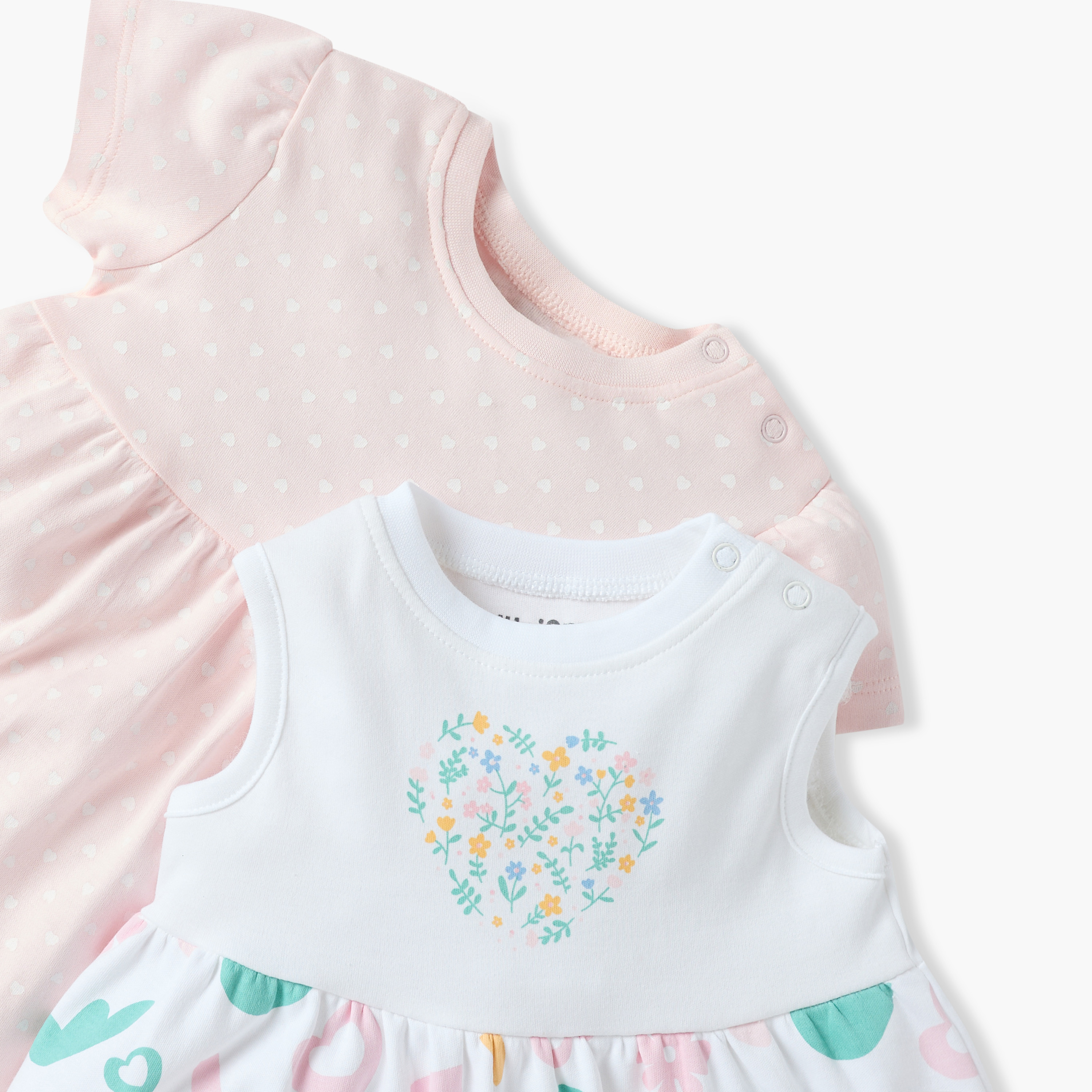 فستان إيه لاين بطبعات من جونيورز - طقم من قطعتين-baby-girls-clothing-dressesandjumpsuits-image-4