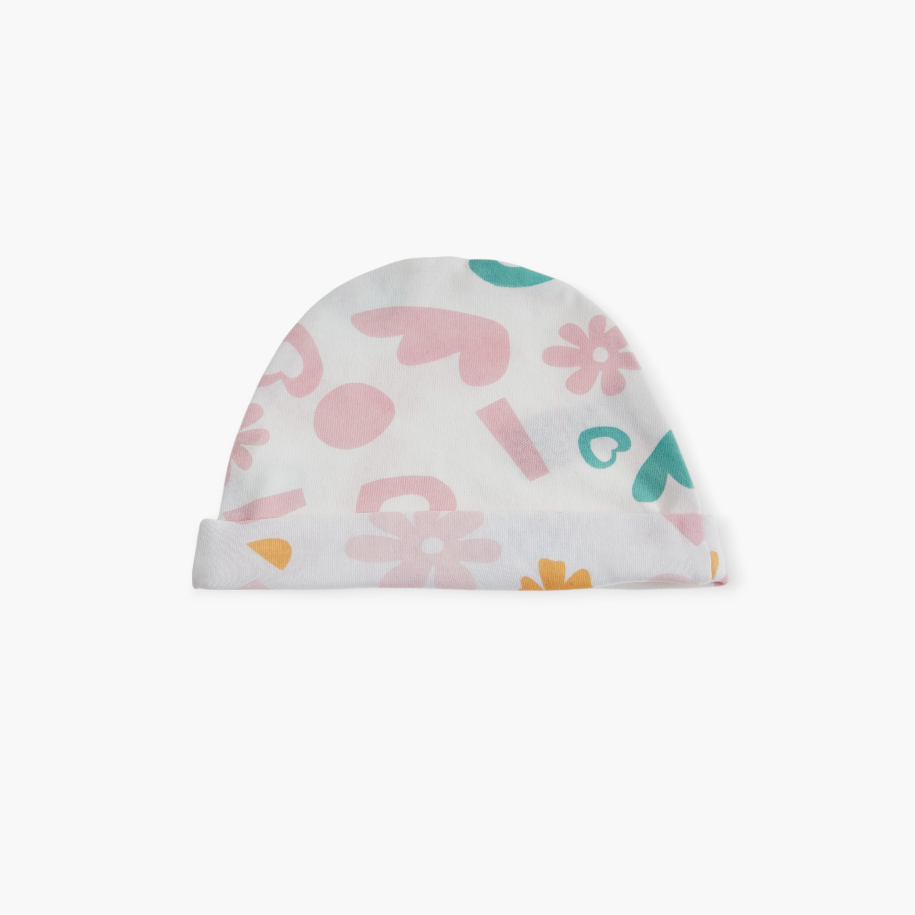 Juniors Printed Beanie - Set of 3-baby-girls-accessories-caps-image-1