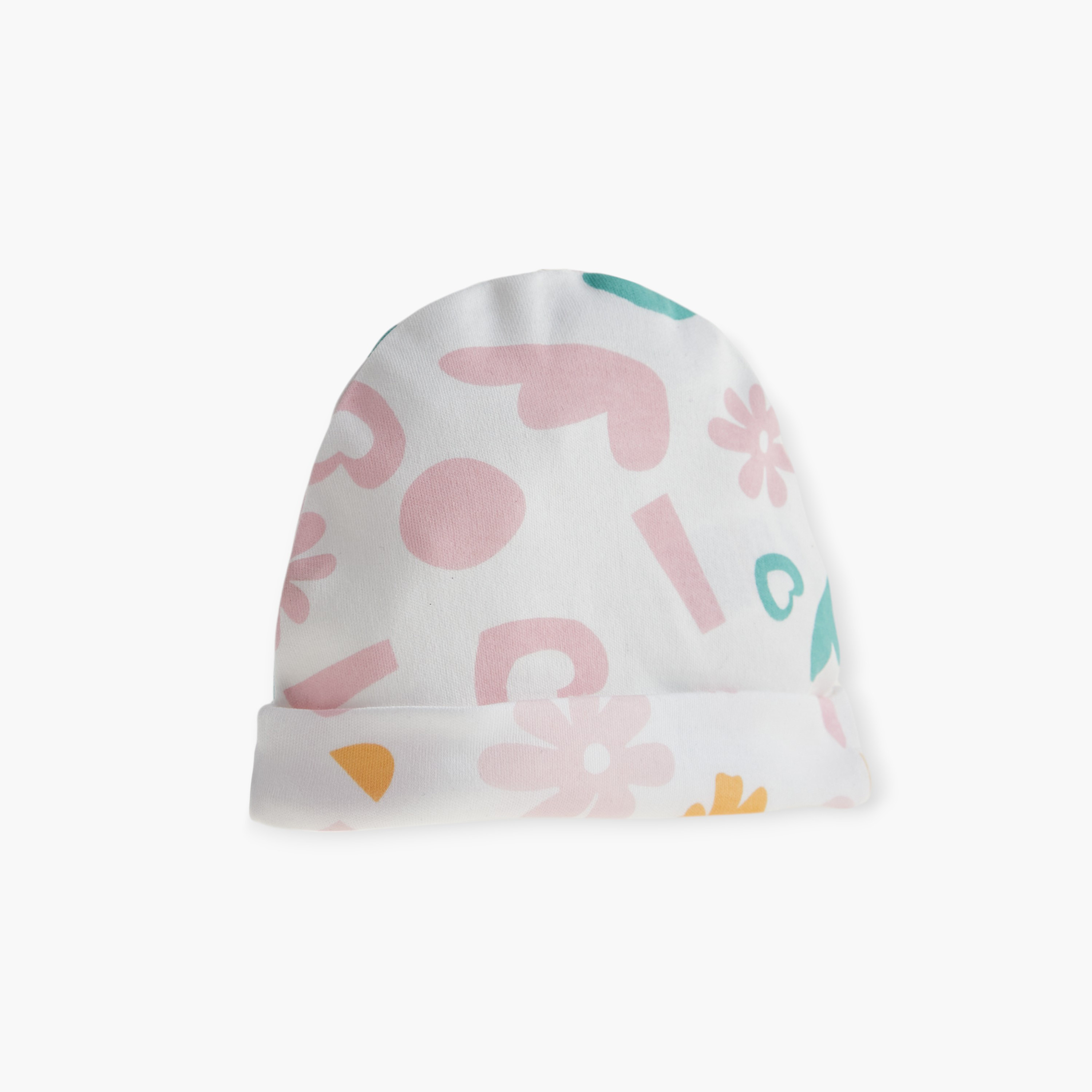 Juniors Printed Beanie - Set of 3-baby-girls-accessories-caps-image-4