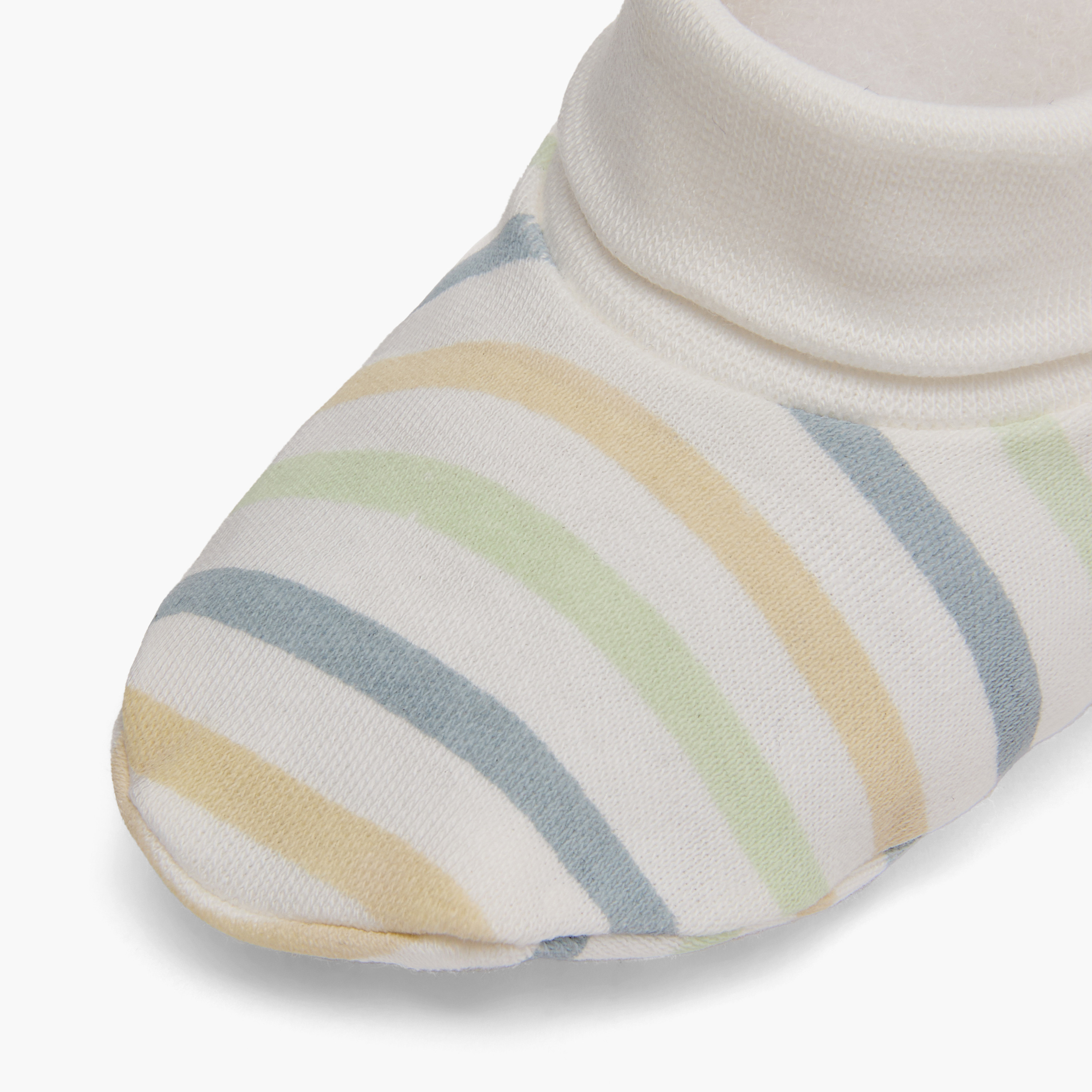 Pack of 2 Juniors Booties with Assorted Prints-baby-boys-shoes-booties-image-6