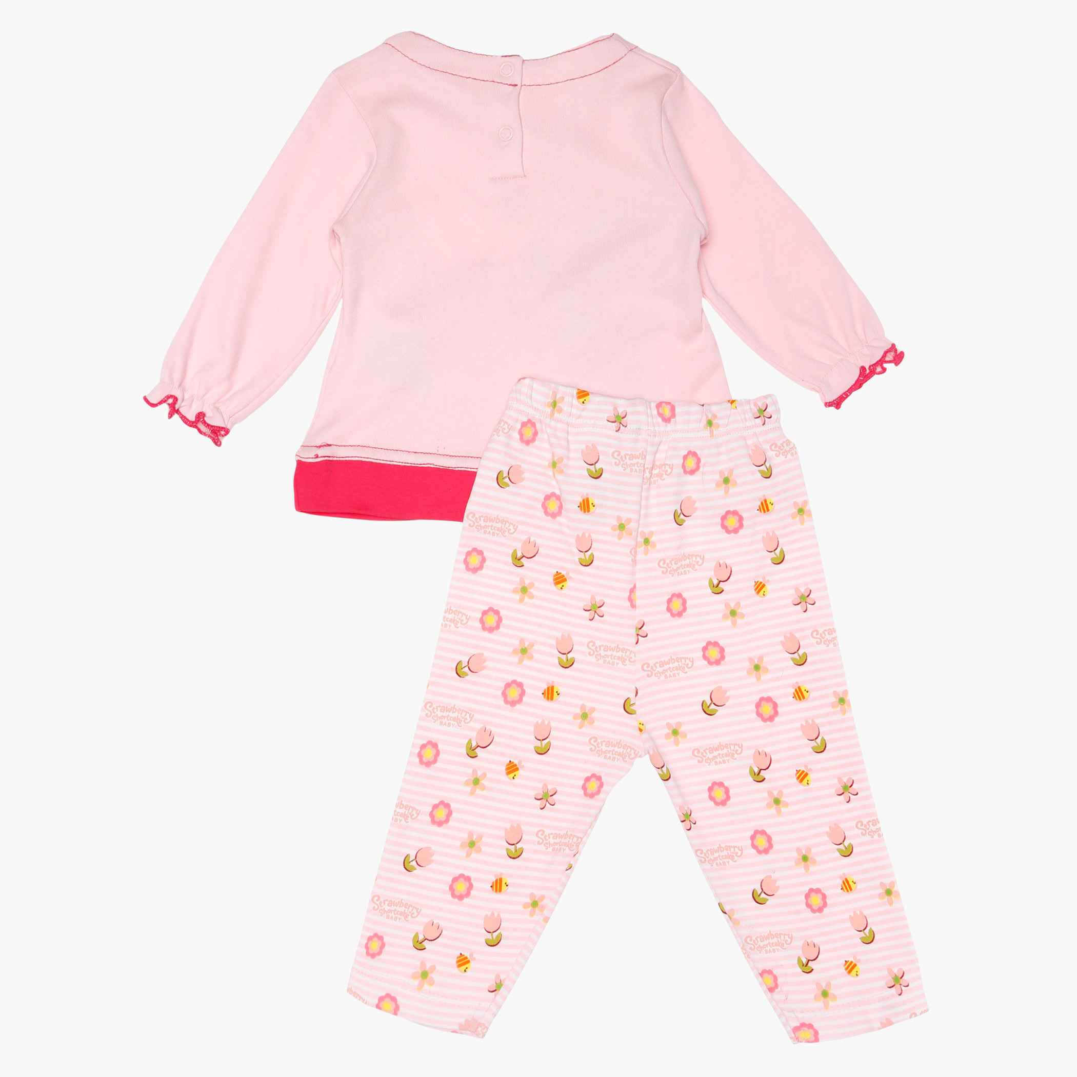 Strawberry Shortcake T-shirt and Pyjama Set-girls-clothing-nightwear-image-2