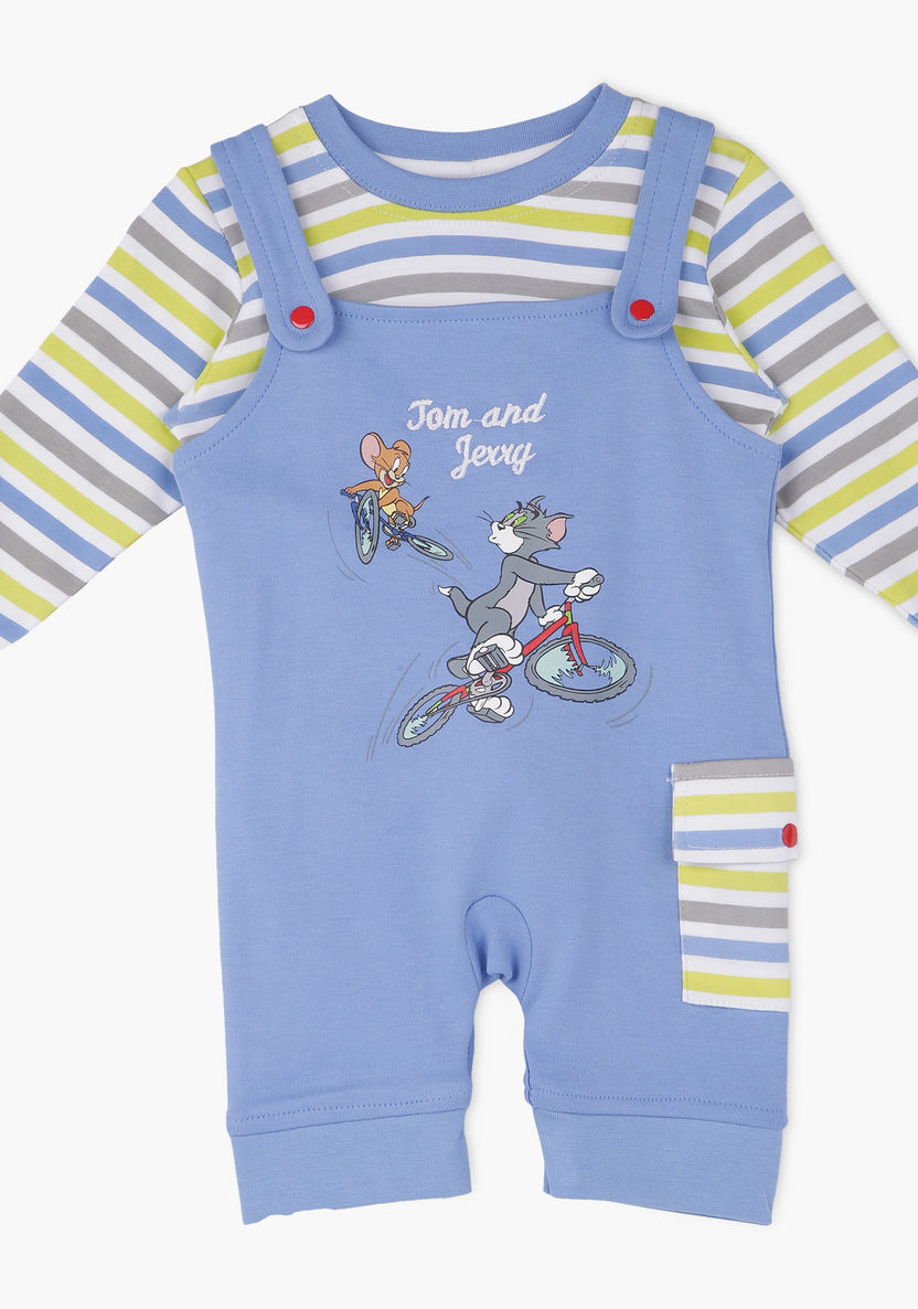 Tom and Jerry Dungaree Set-Clothes Sets-image-0