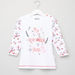 Juniors Printed Long Sleeves T-Shirt and Pyjama Set-Pyjama Sets-thumbnail-1