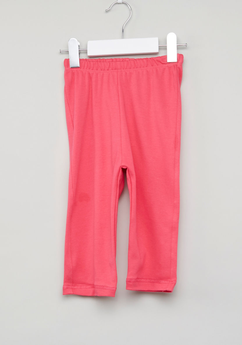Juniors Printed Long Sleeves Top and Pyjama Set-Pyjama Sets-image-5