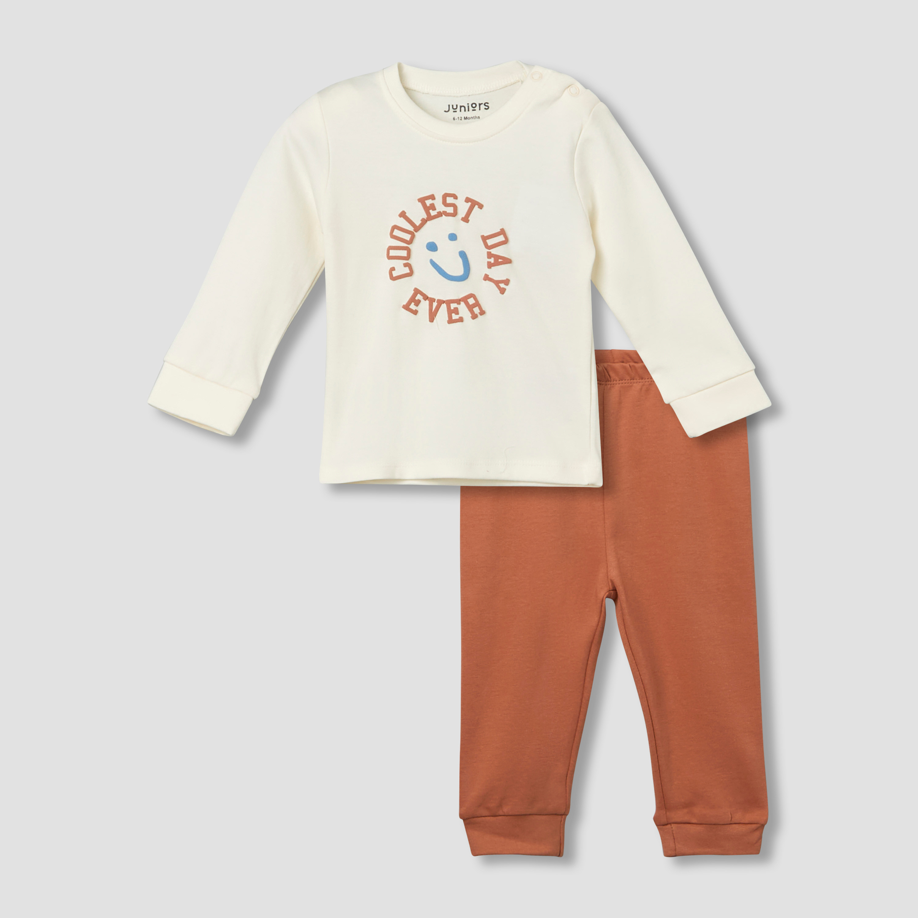 Juniors Cotton Crew Neck Long Sleeves Pyjama Set with Print-baby-boys-clothing-nightwear-pyjamasets-image-2