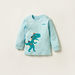 Juniors Dinosaur Print Long Sleeve T-shirt and Pyjama Set-Pyjama Sets-thumbnail-2
