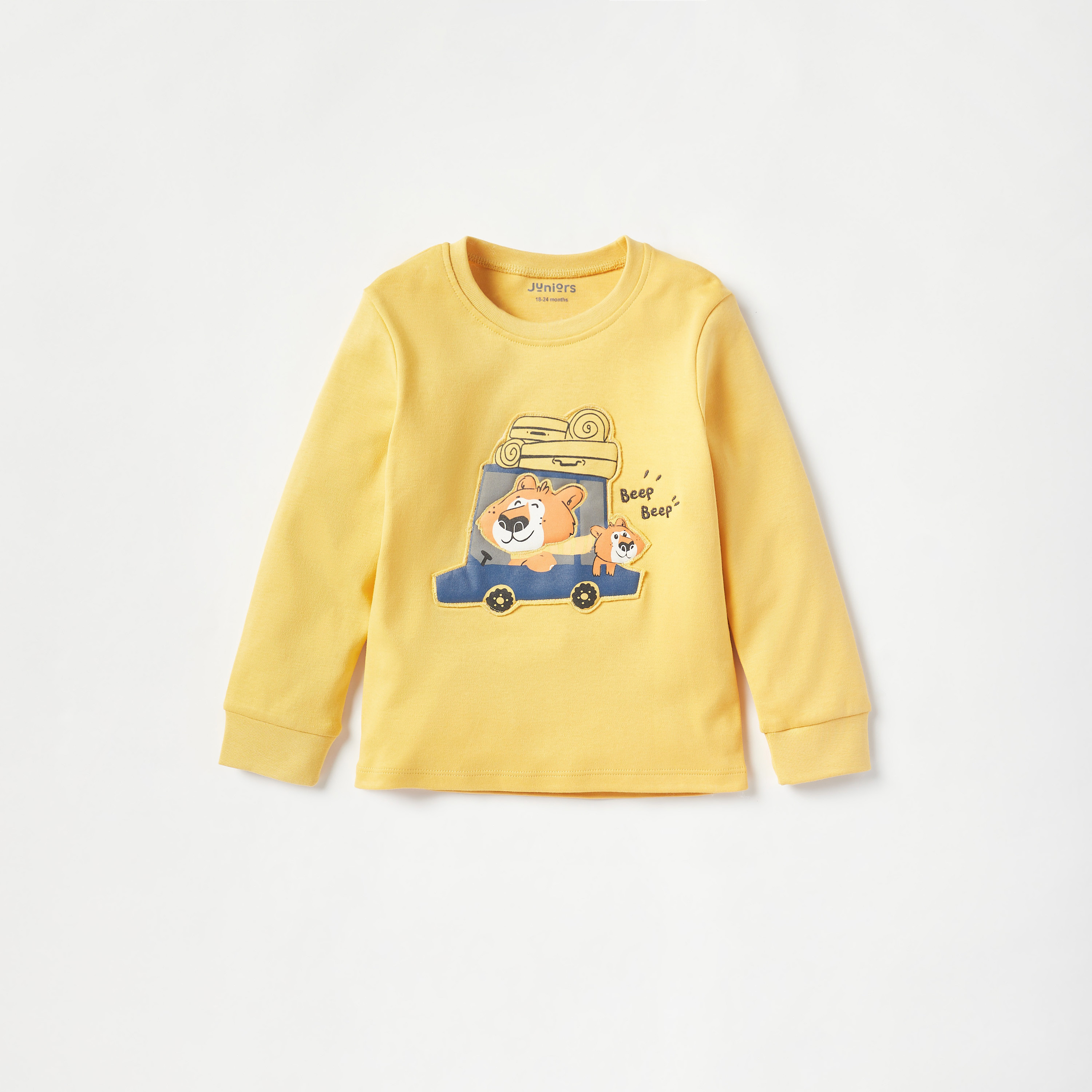 طقم بنطلون بيجاما وتيشيرت بطبعات جرافيك من جونيورز-baby-boys-clothing-nightwear-pyjamasets-image-2