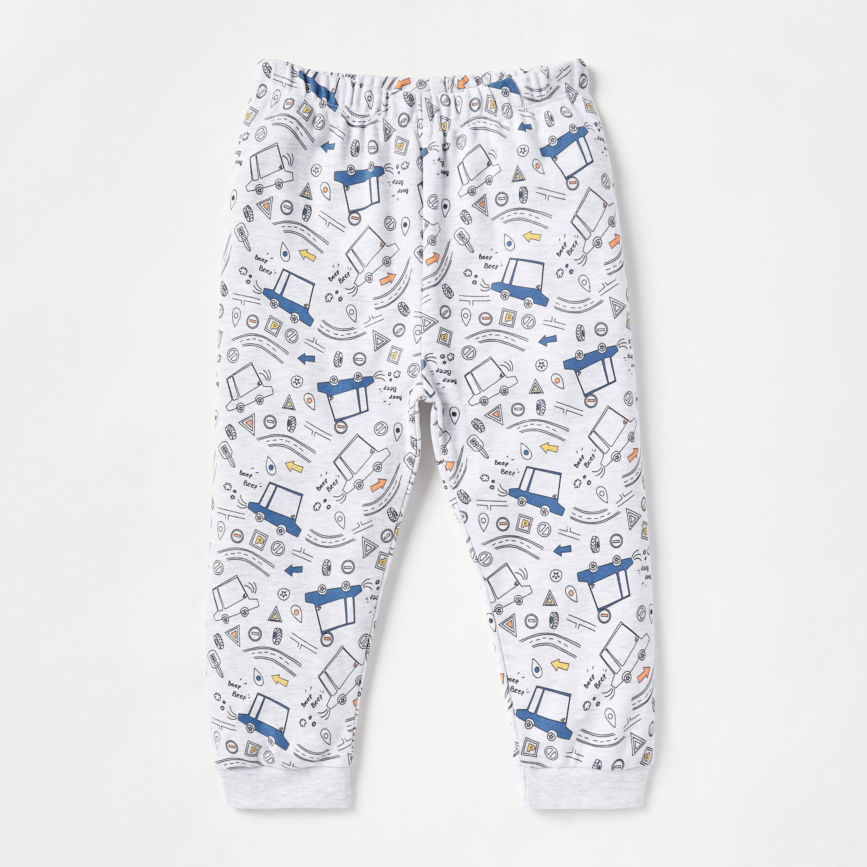 طقم بنطلون بيجاما وتيشيرت بطبعات جرافيك من جونيورز-baby-boys-clothing-nightwear-pyjamasets-image-3