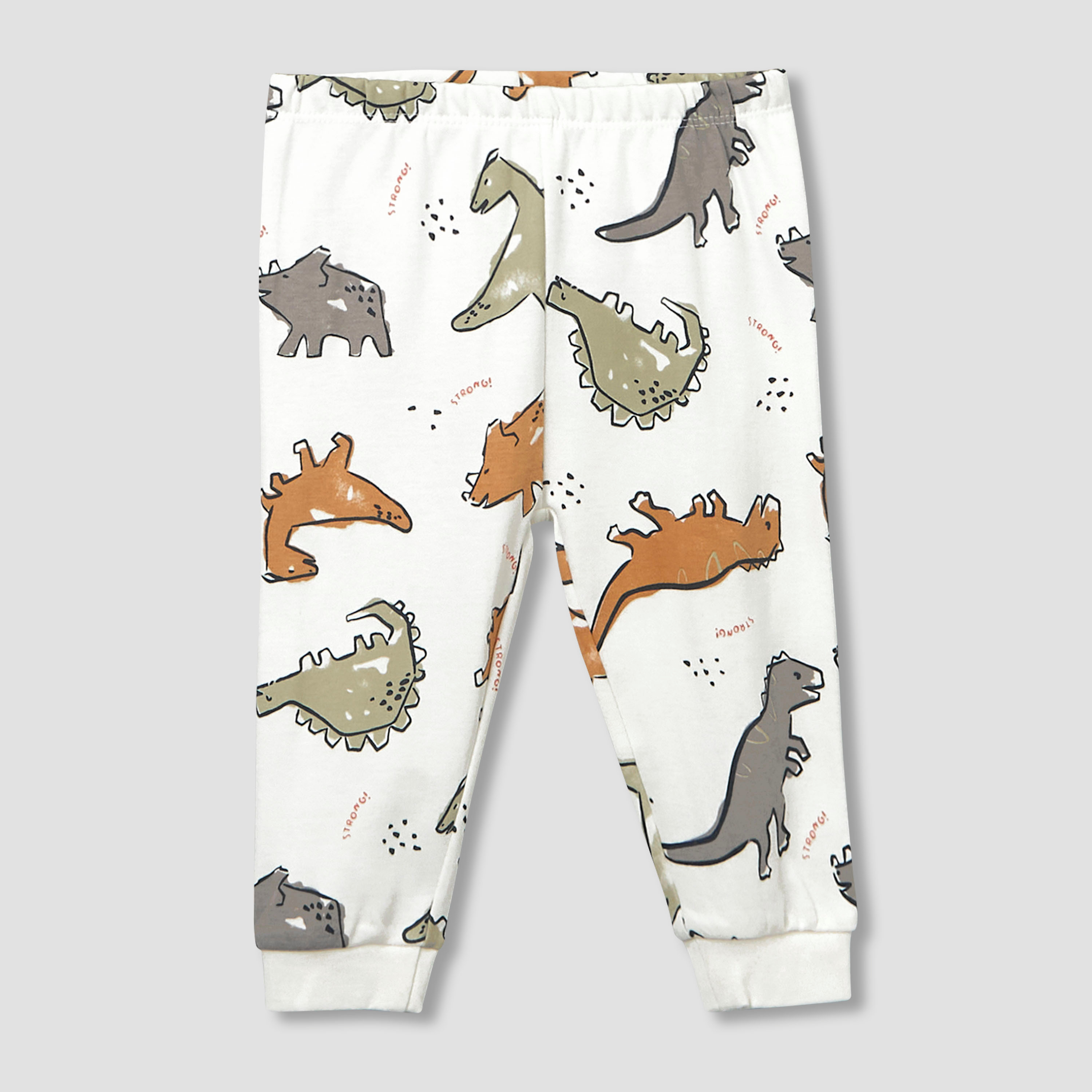 Juniors Cotton Crew Neck Long Sleeves Pyjama Set with Dinosaur Print-baby-boys-clothing-nightwear-pyjamasets-image-4