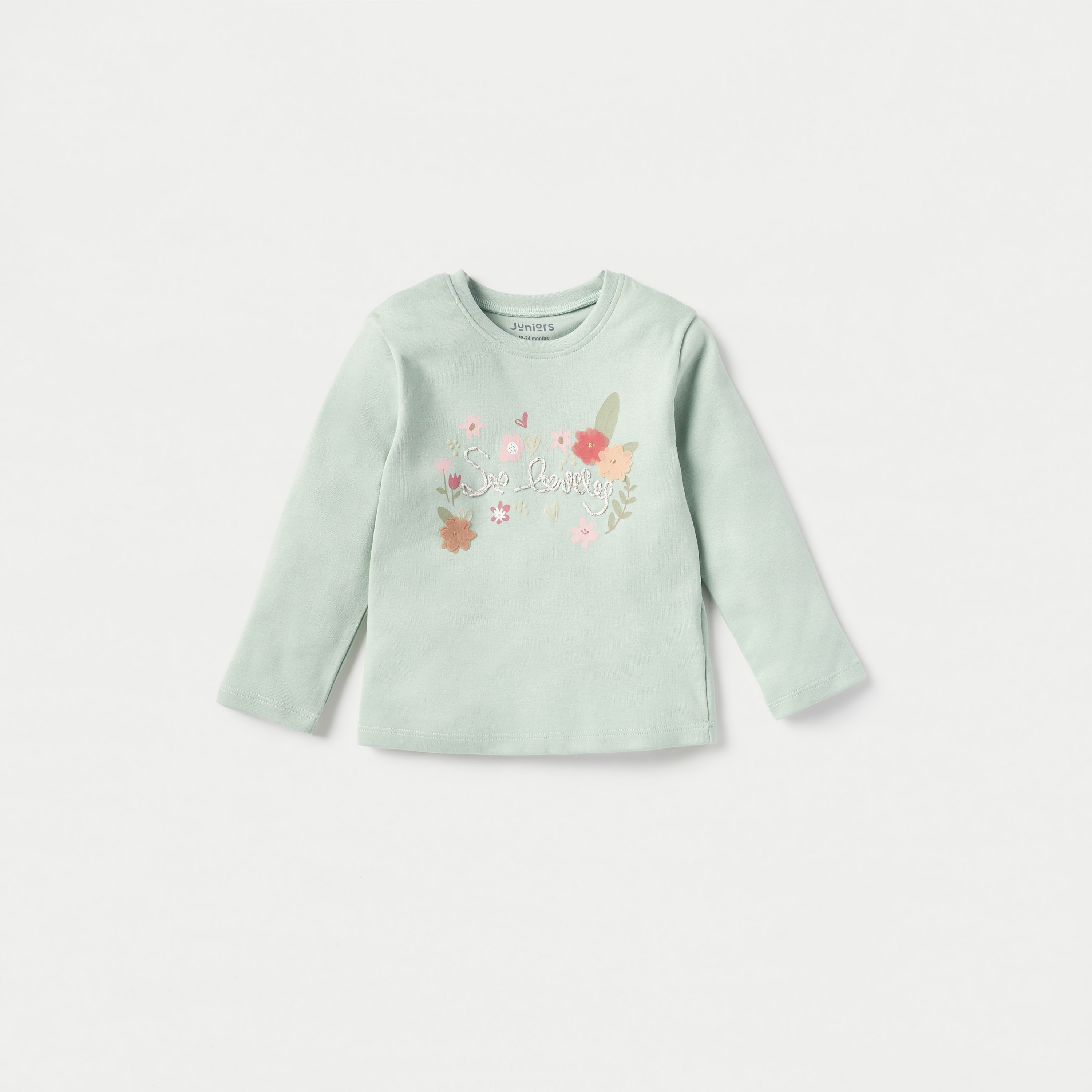 Juniors Floral Print T-shirt and Pyjama Set-promo_babyshop_Buy3for89_KWT130126-image-2