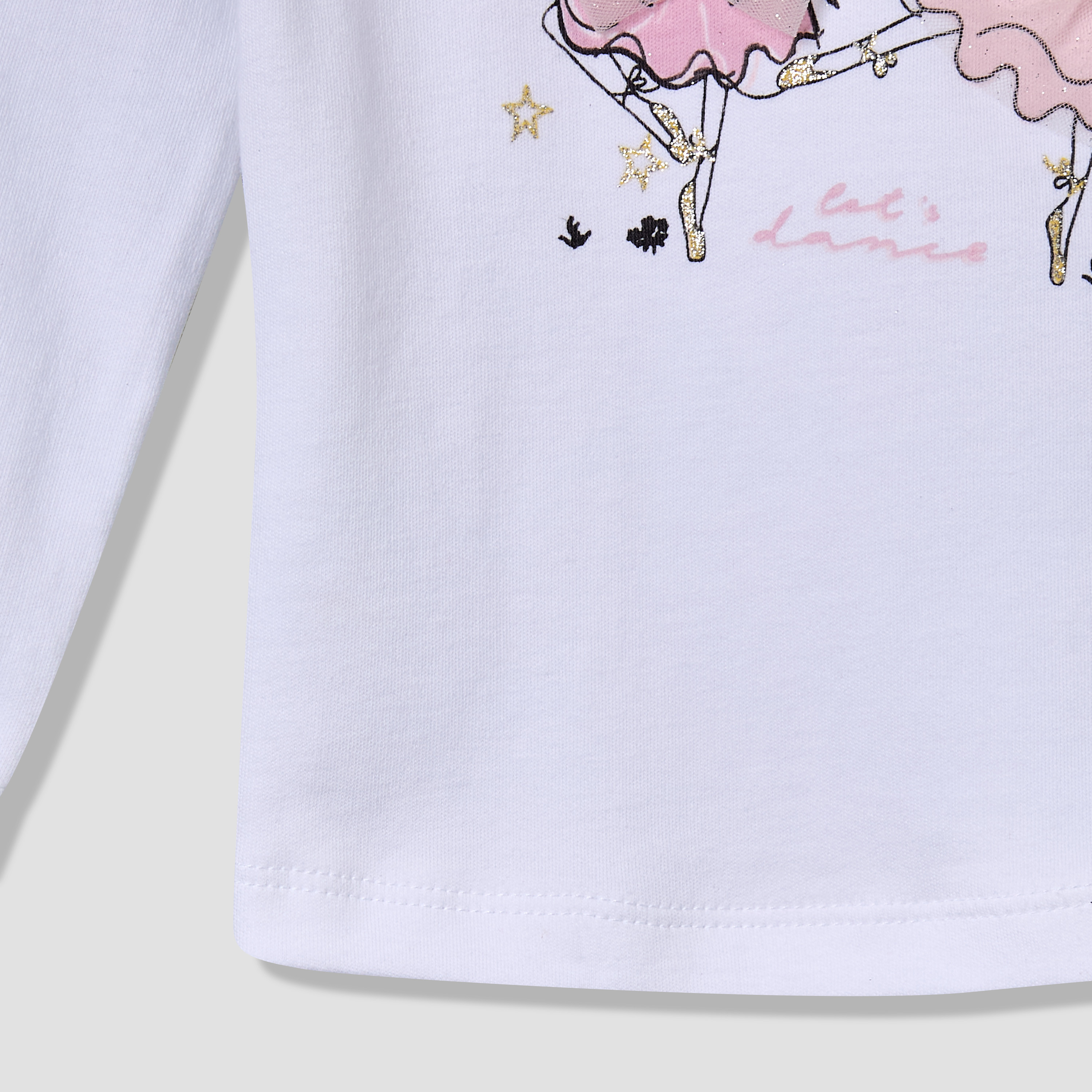 Juniors Cotton Round Neck Long Sleeves Pyjama Set with Ballerina Print-promo_babyshop_Buy3for99_UAE130126-image-6