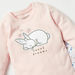 Juniors Bunny Applique T-shirt and Pyjama Set-Pyjama Sets-thumbnailMobile-1