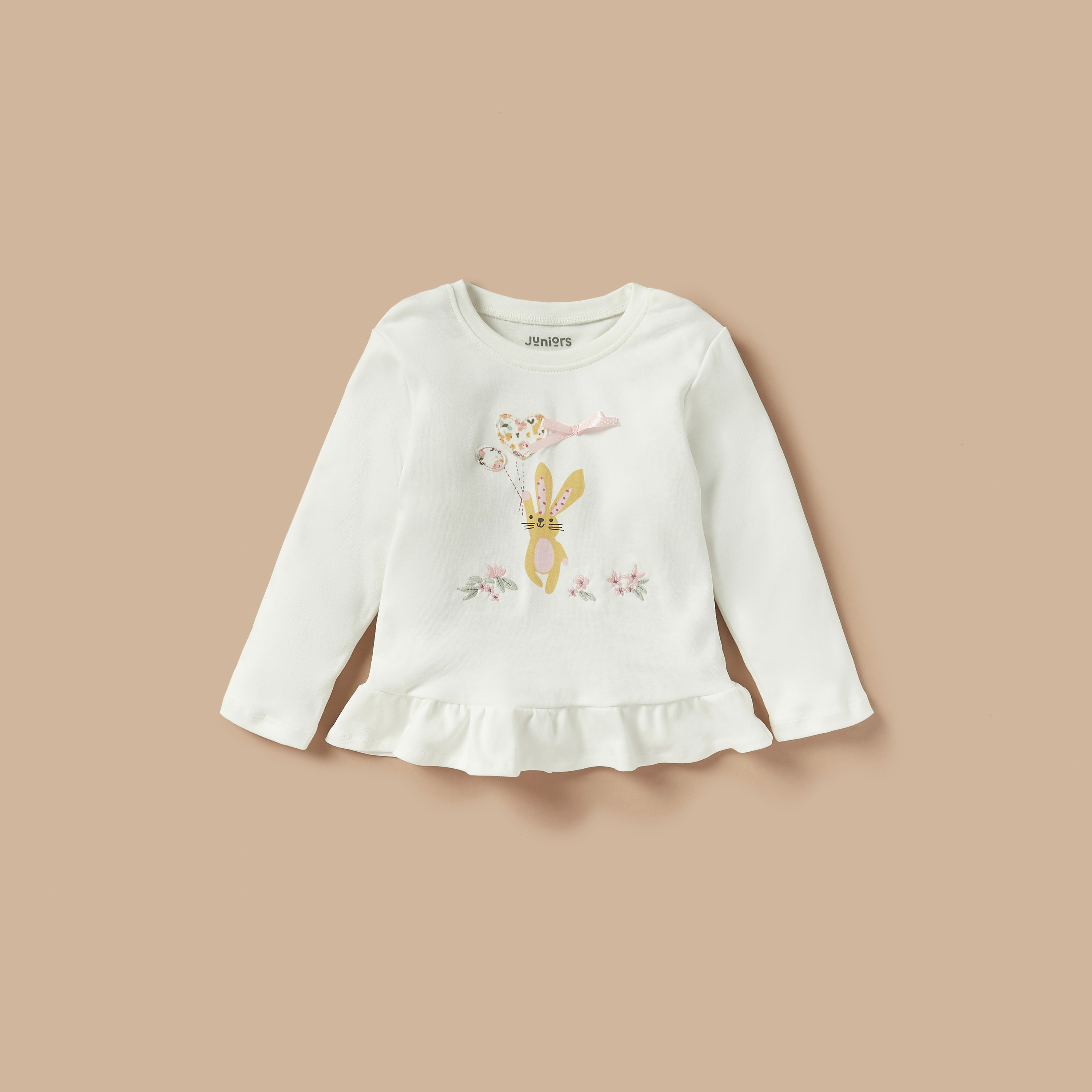 Juniors Floral Print Top and Pyjama Set-promo_babyshop_Buy3for89_KWT130126-image-2