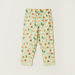 Juniors Printed Round Neck T-shirt and Full Length Pyjama Set-Pyjama Sets-thumbnail-2