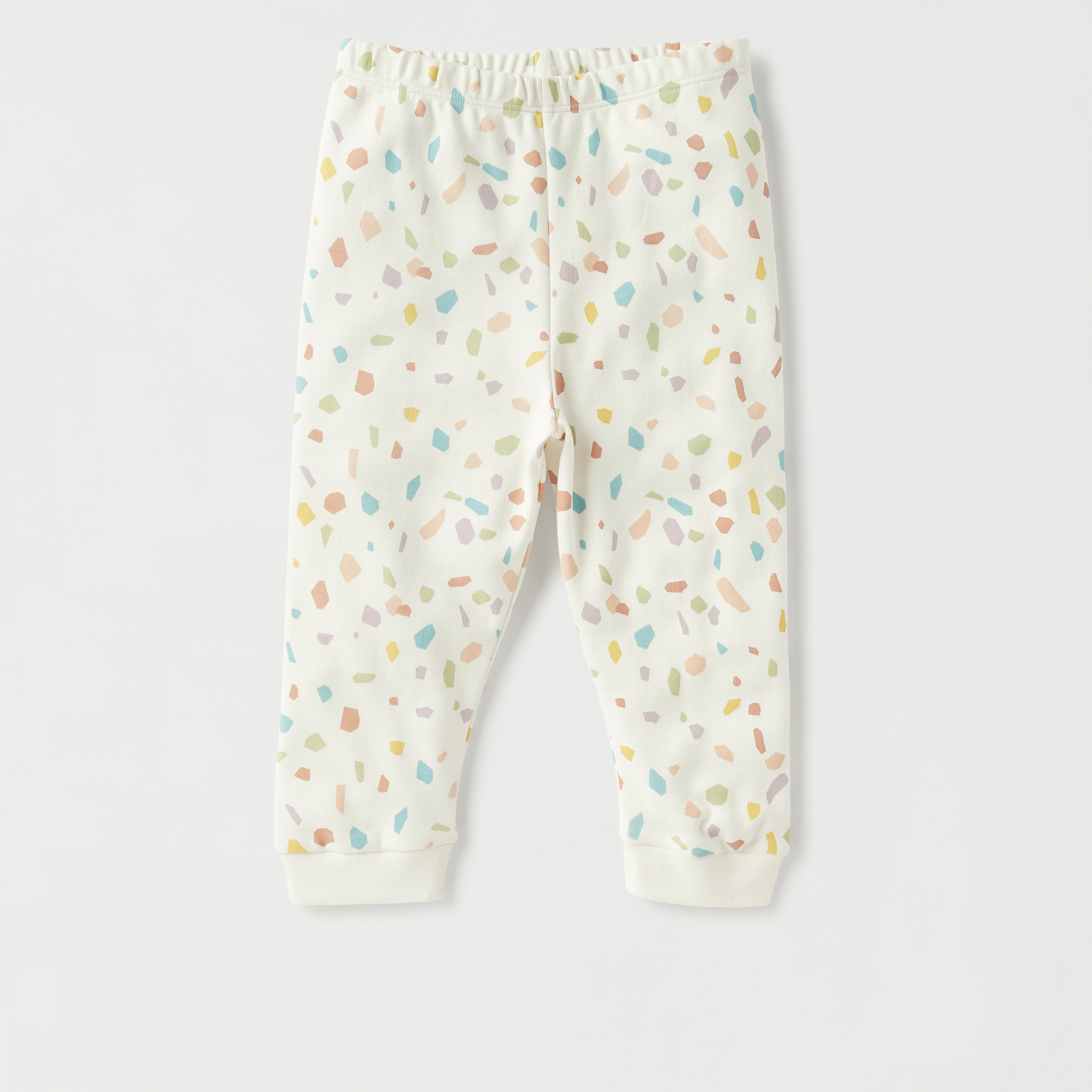 Juniors Smile Applique T-shirt and Printed Pyjama Set-baby-girls-clothing-nightwear-pyjamasets-image-3