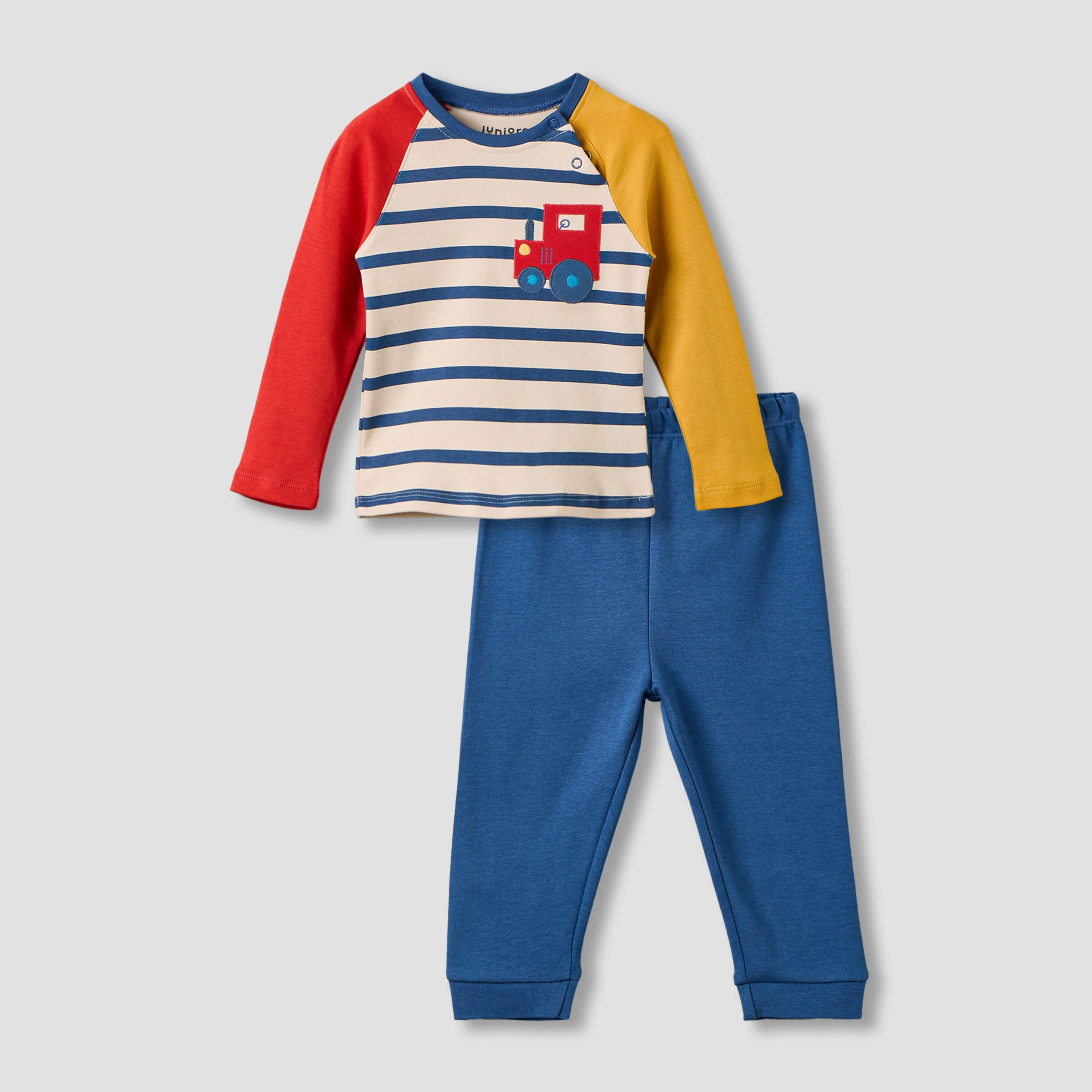 Juniors Printed T-shirt and Pyjama Set-baby-boys-clothing-nightwear-pyjamasets-image-1