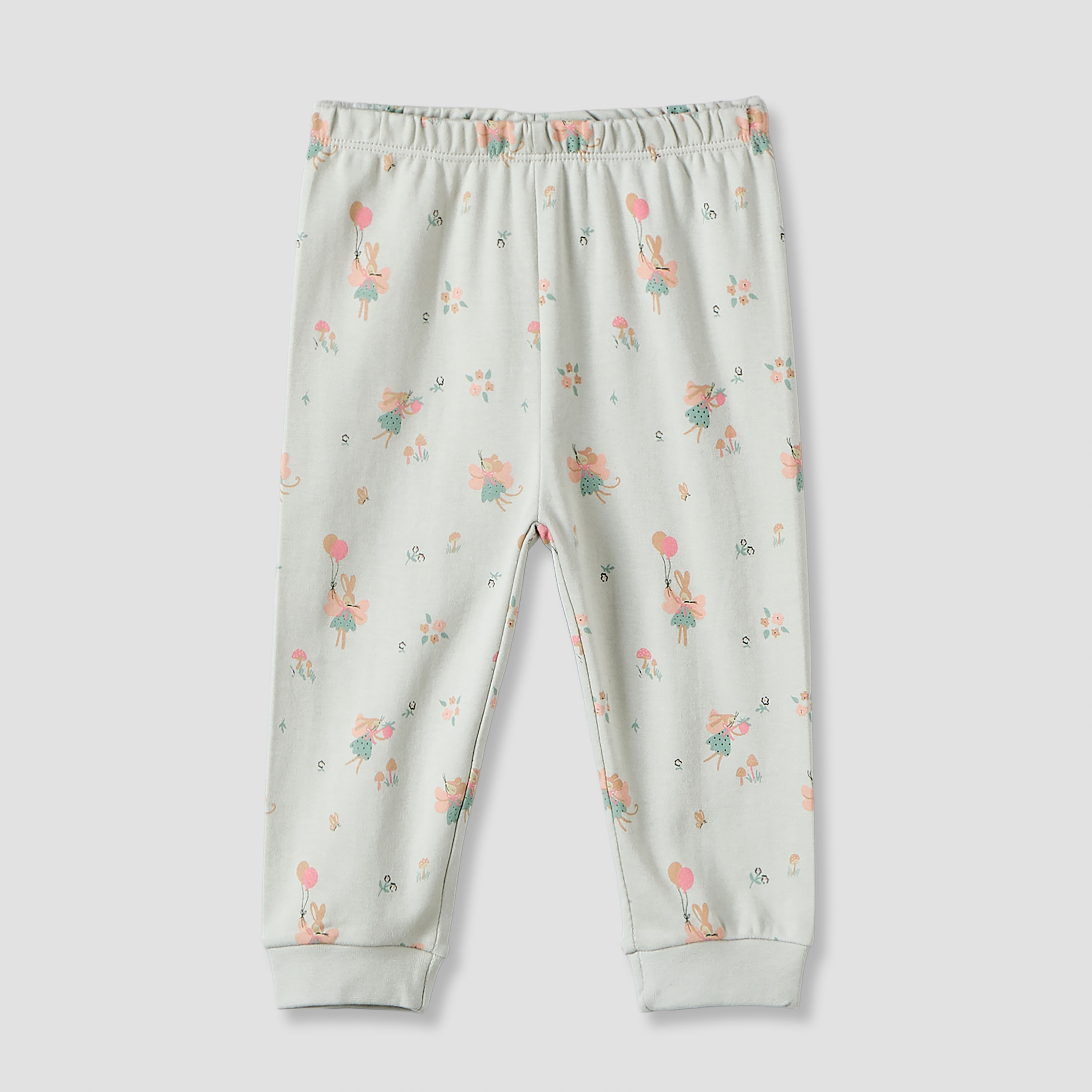 طقم بيجاما قطن بياقة مستديرة وأكمام طويلة من جونيورز-baby-girls-clothing-nightwear-pyjamasets-image-5