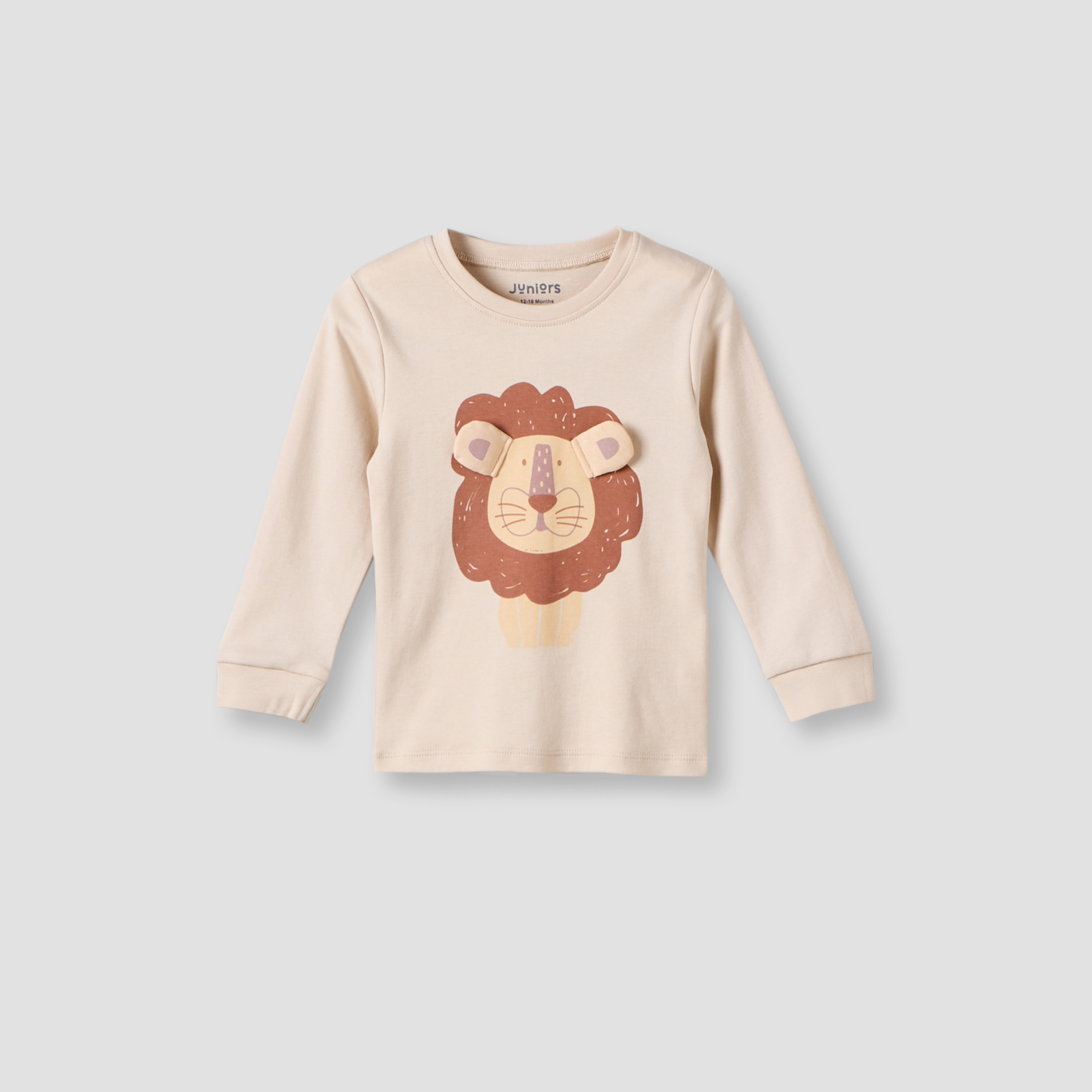 طقم بيجاما قطن بياقة ضيقة وأكمام طويلة وطبعات من جونيورز-baby-boys-clothing-nightwear-pyjamasets-image-3